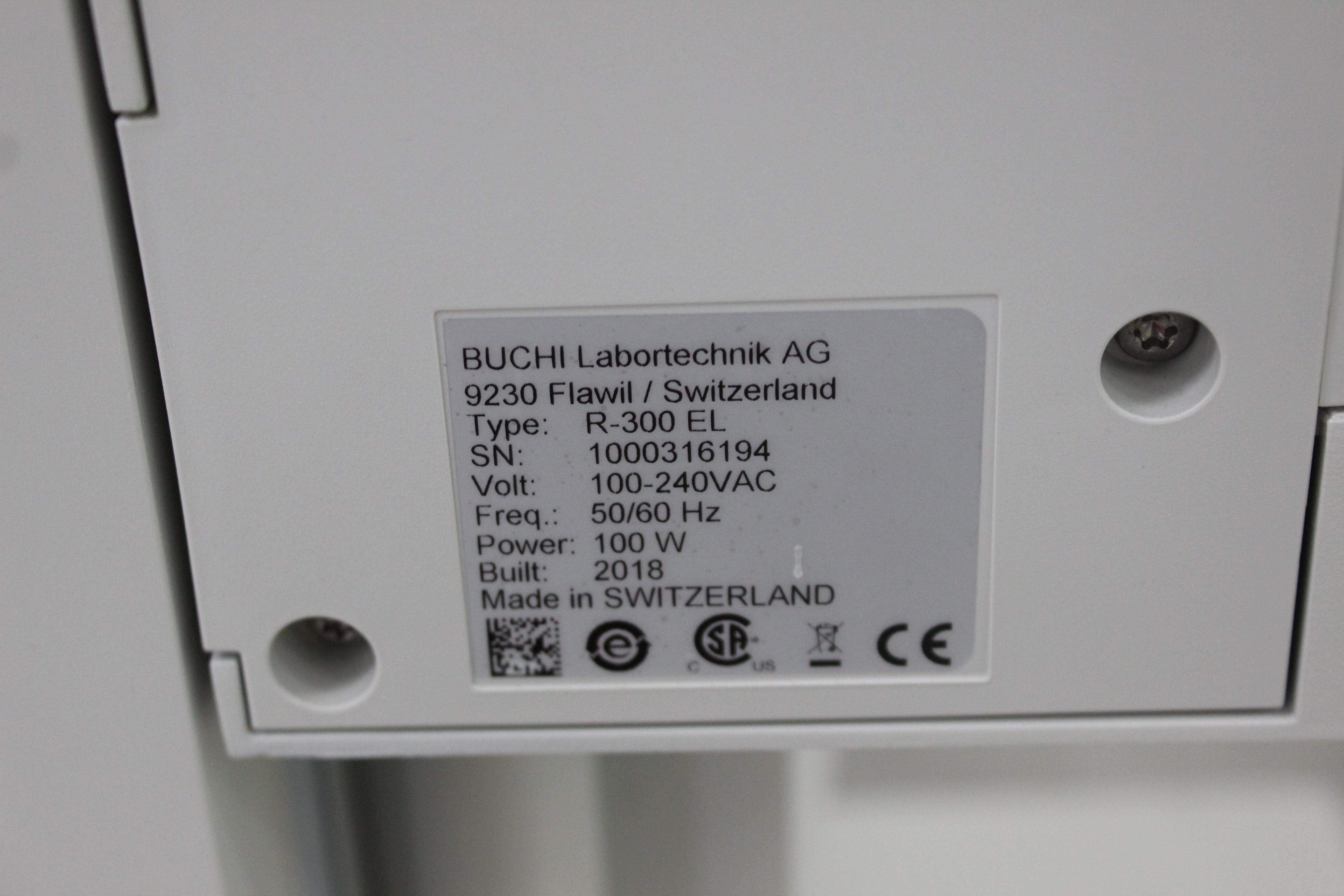 BUCHI R-300EL Rotary Evaporator with B-300 Vacuum Pump, Temp 20-220°C, 5000mL