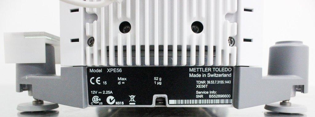 Mettler Toledo XP56 Analytical Balance with 52g Capacity 0.001mg Readability