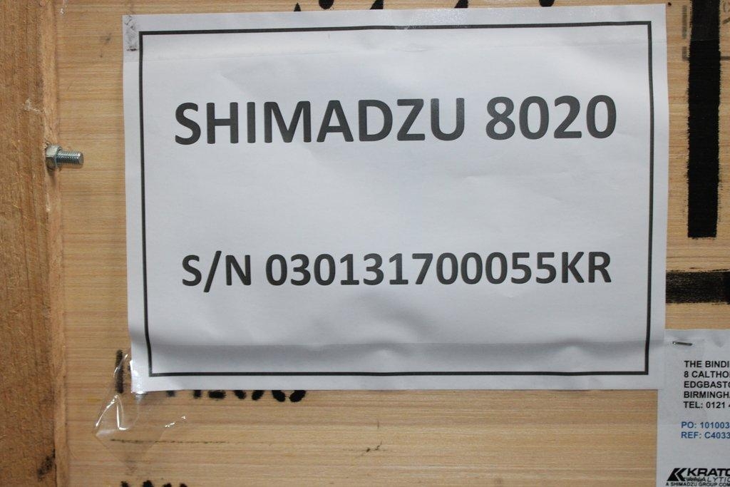Shimadzu MALDI-8020 Mass Spectrometry High Sensitivity ESI Technology Model
