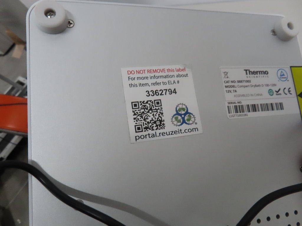 Thermo Scientific 88871002 Compact Drybath D for Laboratory Heating