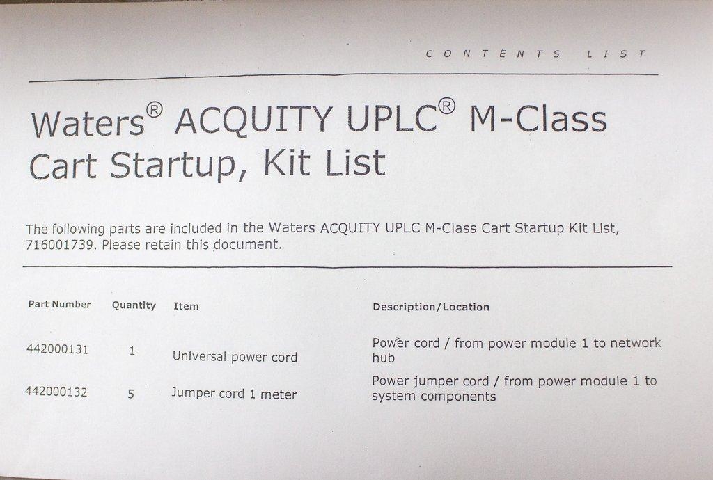 Waters Acquity UPLC M-Class Cart Laboratory Equipment Support Cart