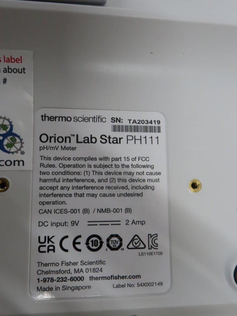 Thermo Orion PH111 Meter Kit Lab Equipment System Includes Stand Near New