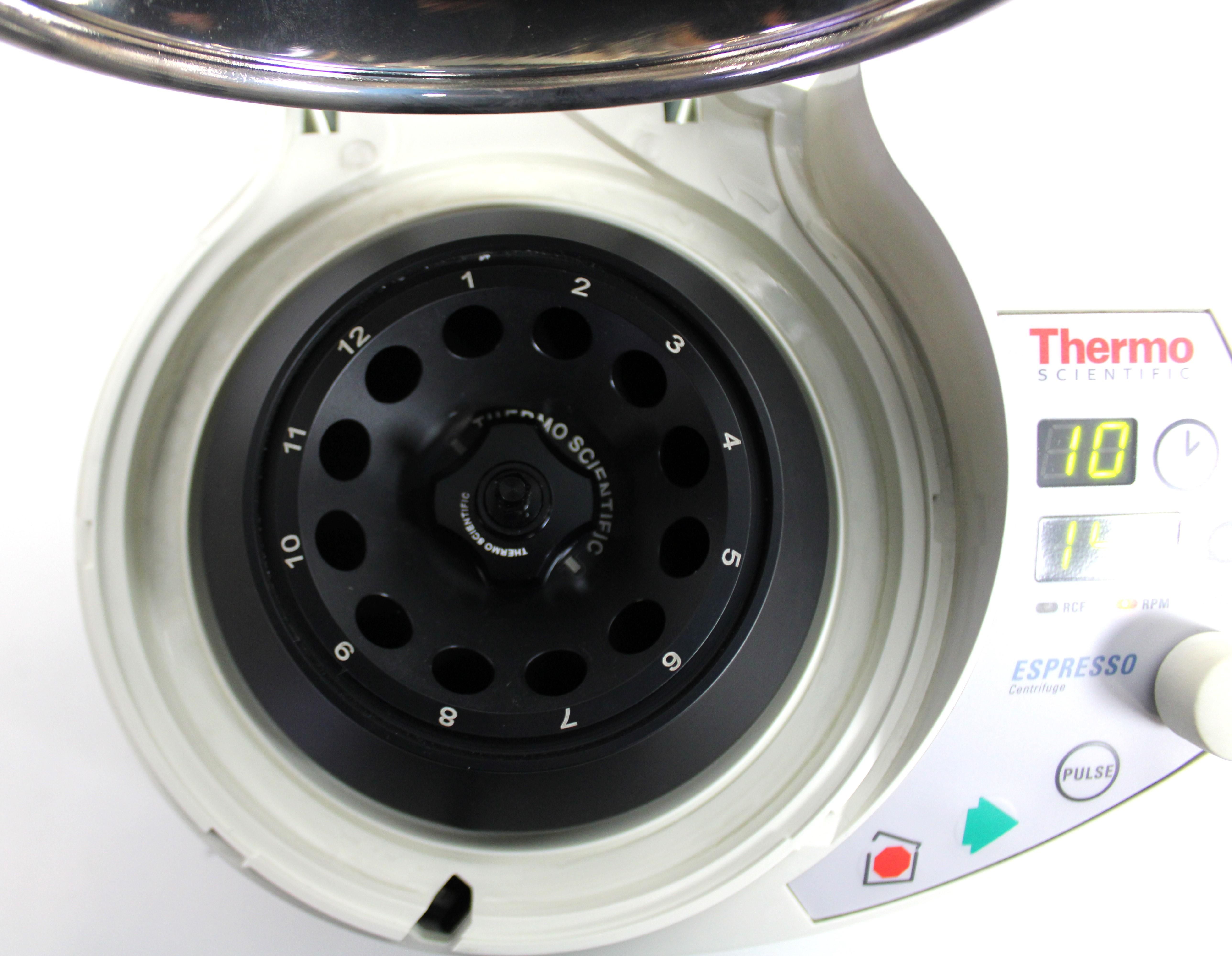 Thermo Espresso Centrifuge, Microcentrifuge, 14600 RPM, 12 x 2ml, 2013, Good