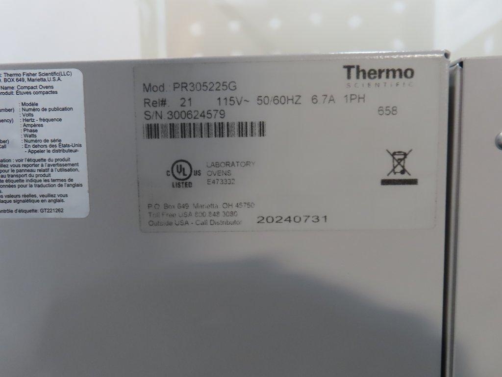 Thermo PR305225G Mechanical Convection Oven for Lab Use without Shelves