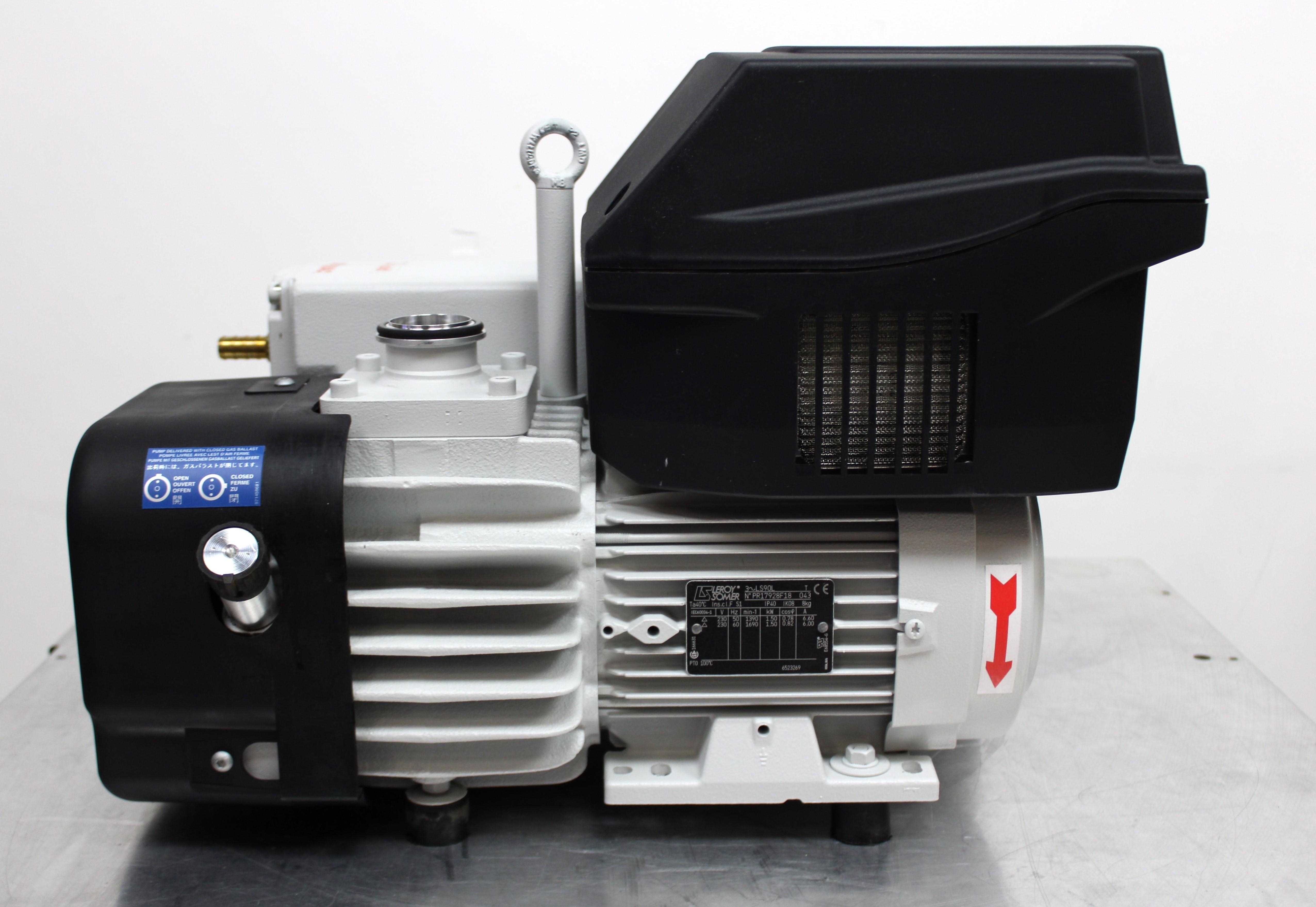 Leybold Sogevac SV65BIFC Vacuum Pump 0.055 mBar Noise Reduction 2018