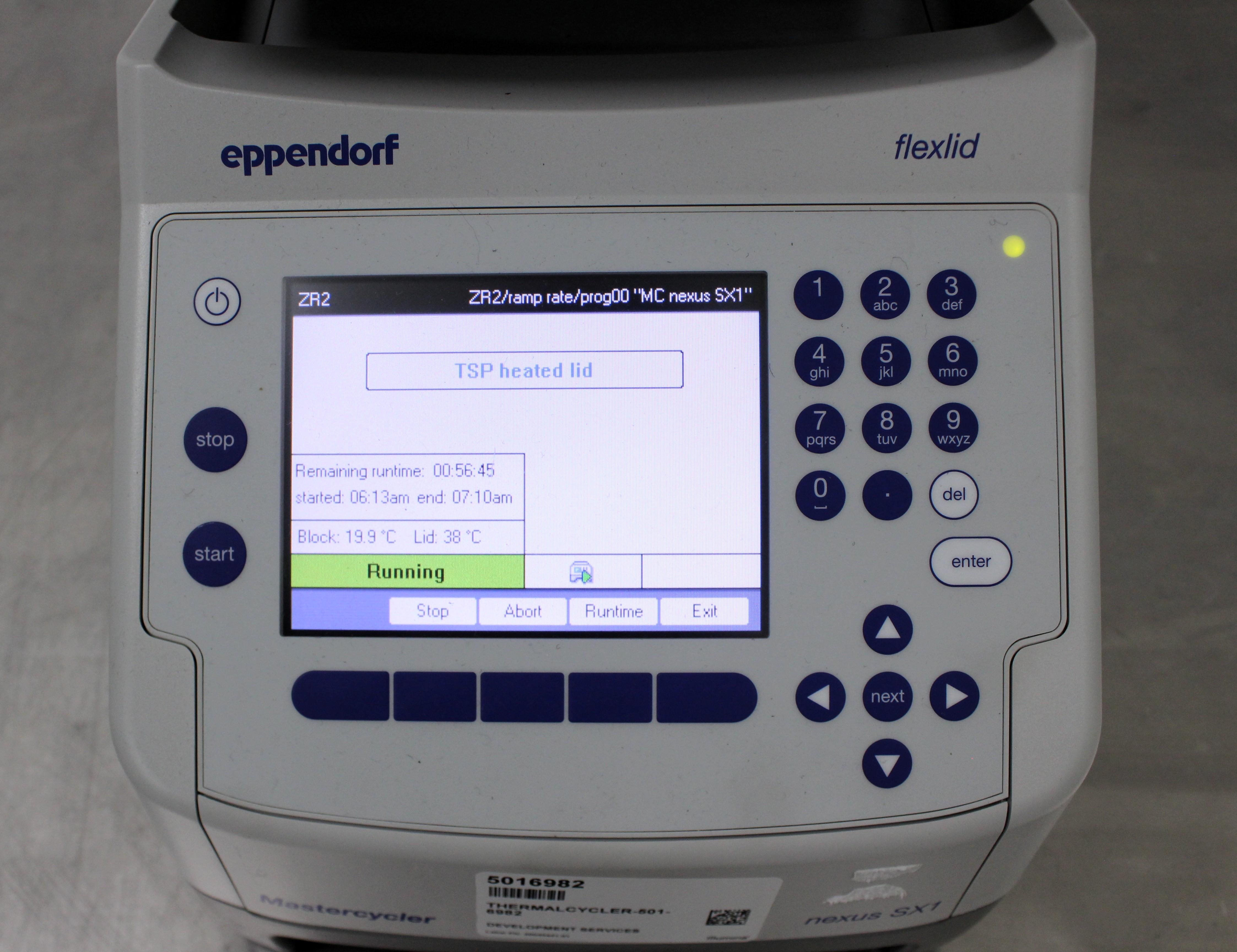 Eppendorf Mastercycler SX1 PCR Thermal Cycler with Flex Lid 4-99°C Capacity