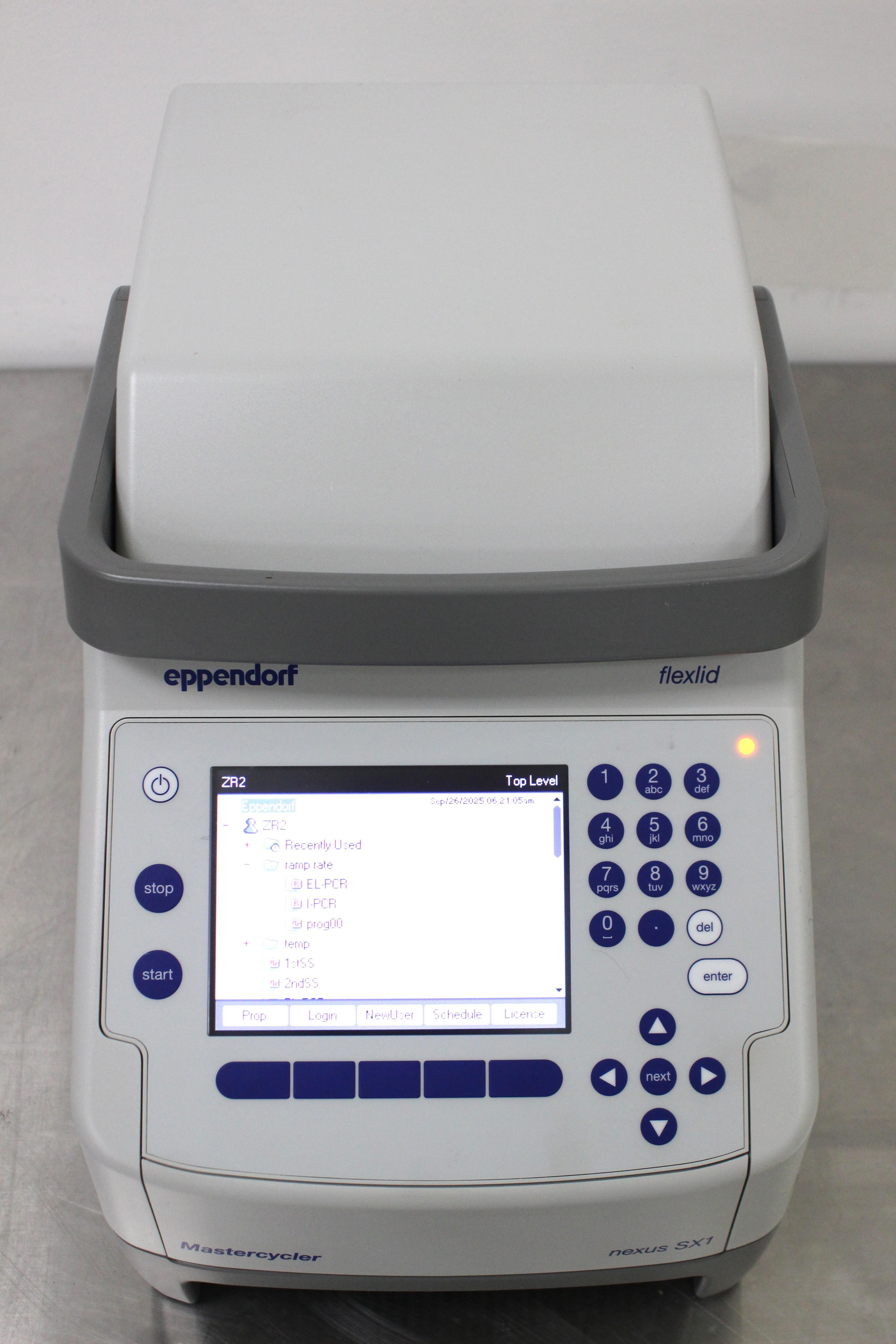 Eppendorf Mastercycler SX1 PCR Thermal Cycler with Flex Lid 4-99°C Capacity