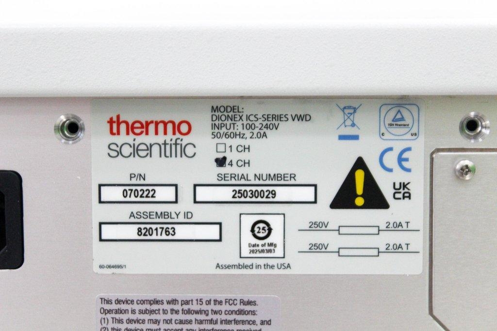 Thermo Dionex ICS-Series Liquid Chromatography System Not Working AS-IS 100-240V