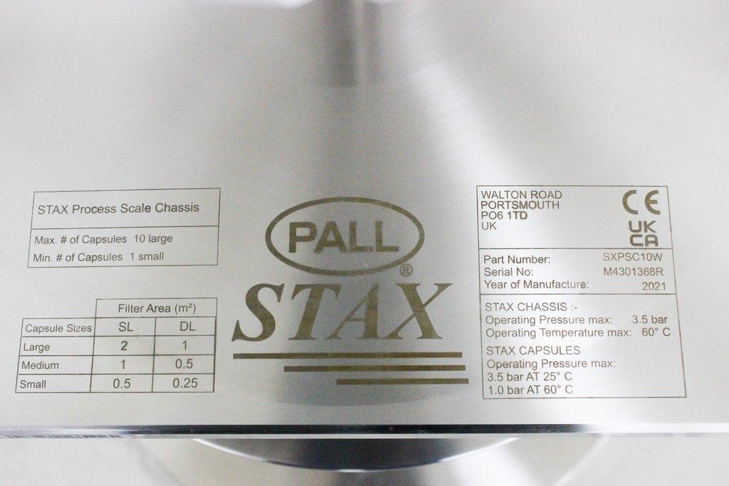 Pall STAX Process Scale Chassis SXPSC10W Filtration System Biopharma