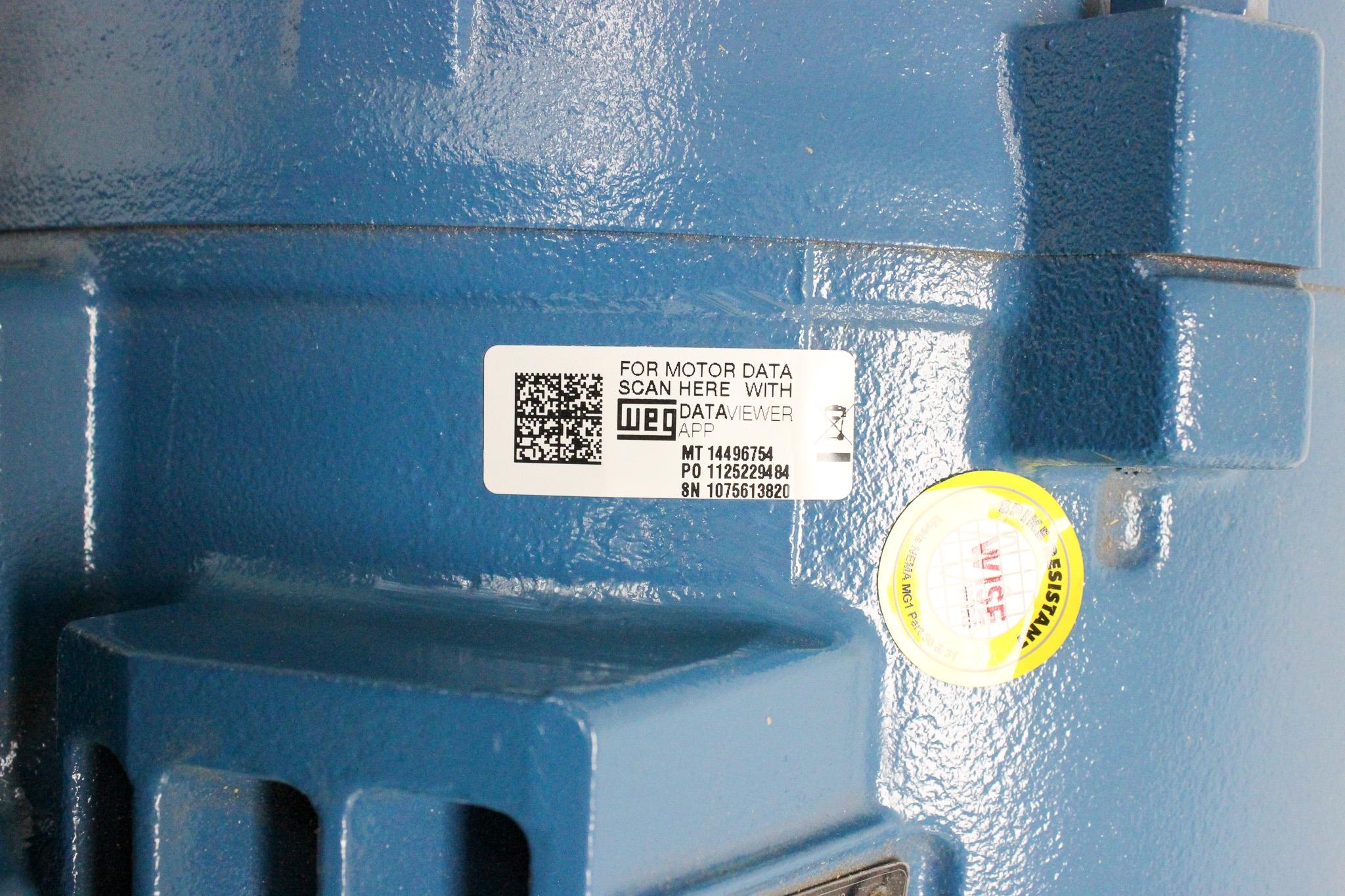 WEG W40 NEMA Motor 40HP 4P 324T 230/460V 1800RPM Premium Efficient