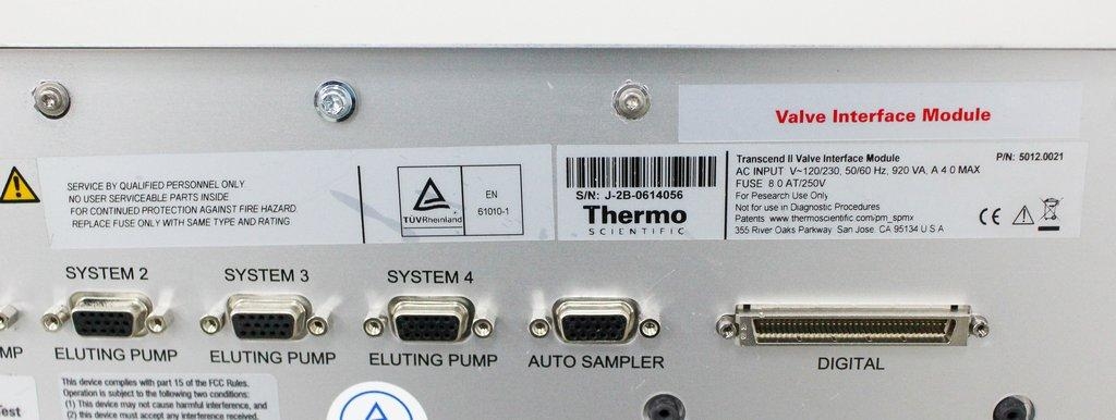 Thermo Transcend II VIM Valve Interface Module for HPLC/UHPLC Systems