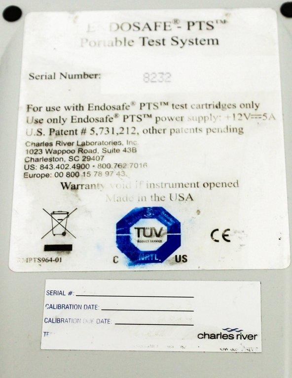 Charles River Endosafe PTS Portable Test System Functional Simple Operation