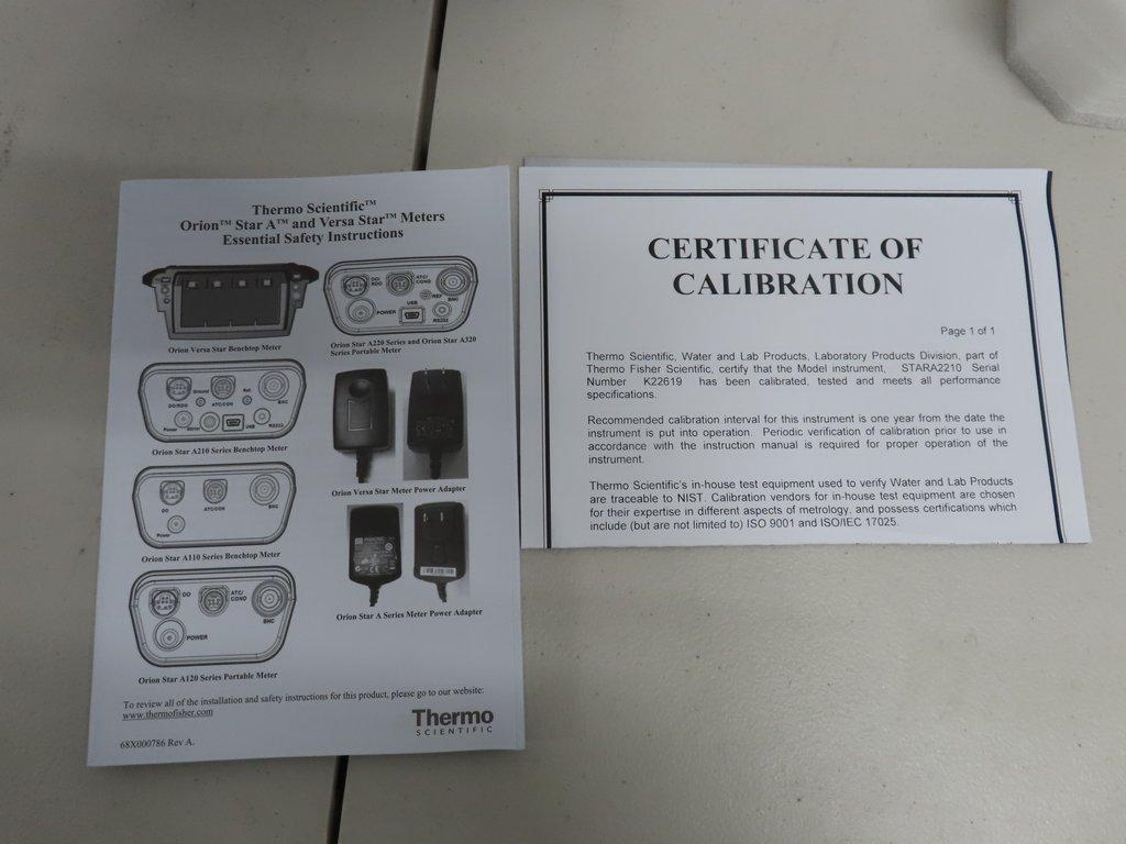 Thermo Scientific Orion Star A221 Portable pH Meter Excellent Condition