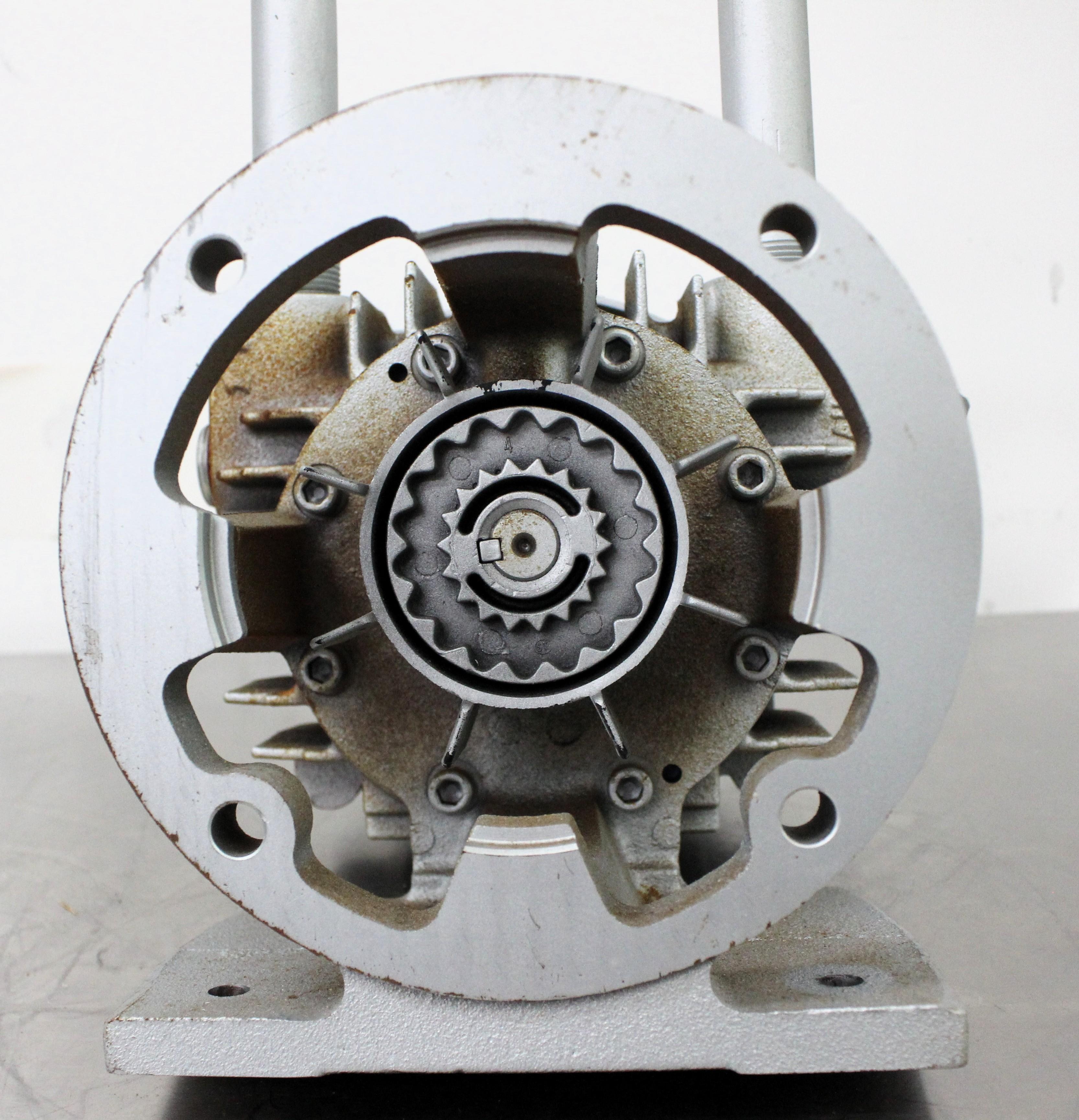 Gast 2067-V108 Oil-Less Rotary Vane Vacuum Pump, 1HP, Continuous Duty