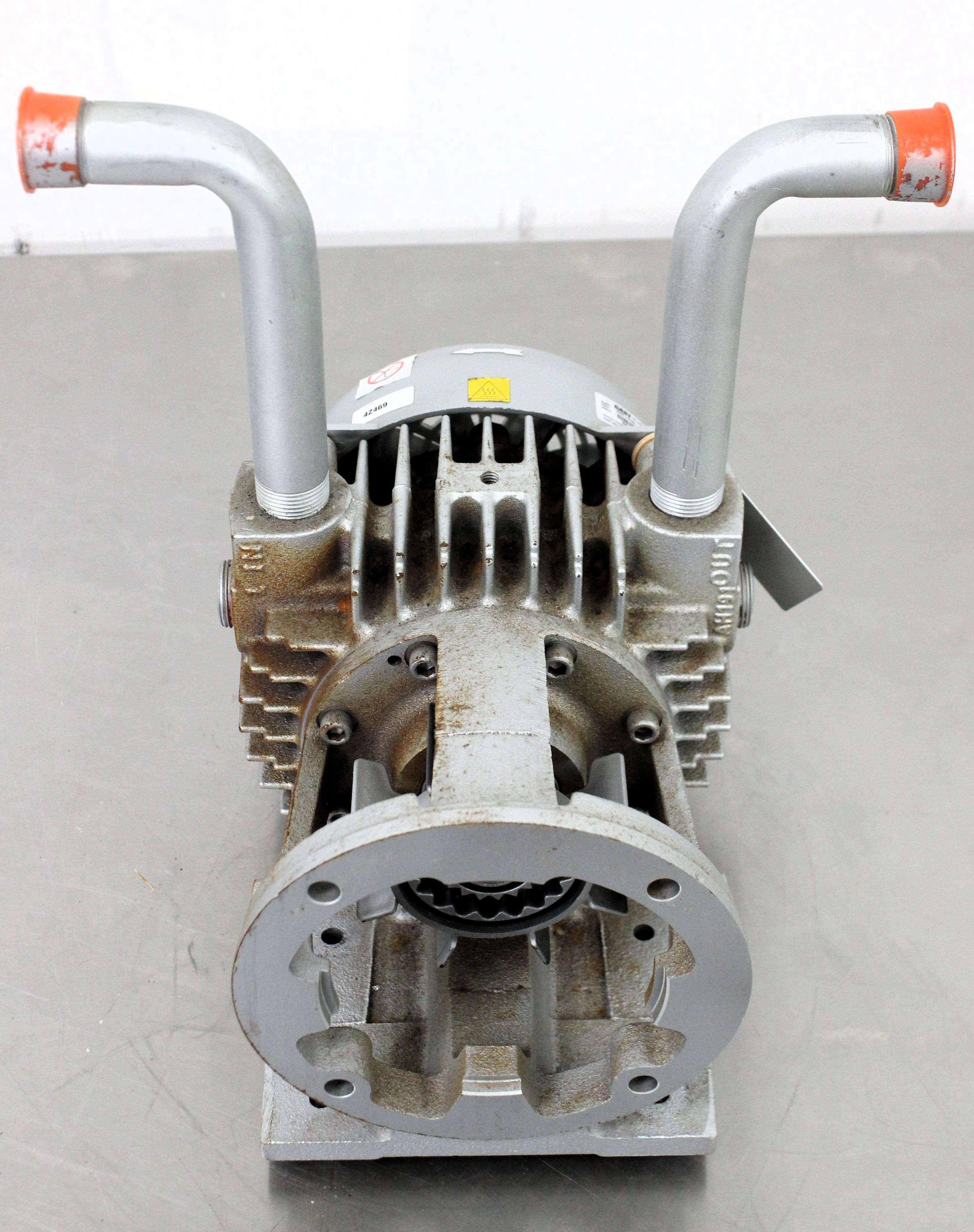 Gast 2067-V108 Oil-Less Rotary Vane Vacuum Pump, 1HP, Continuous Duty