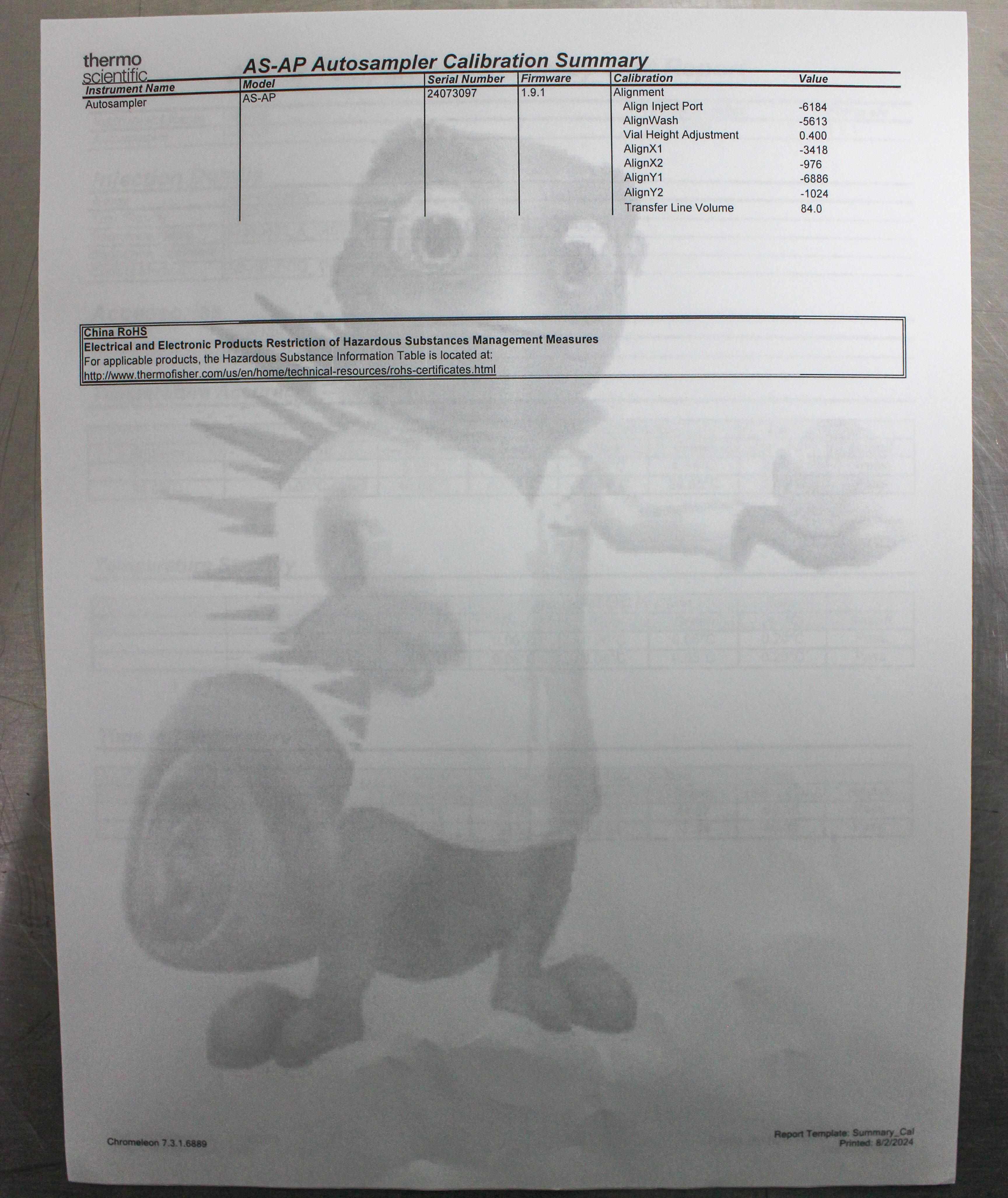 Thermo Scientific Dionex AS-AP 074925 Autosampler Ion Chromatography High Capacity