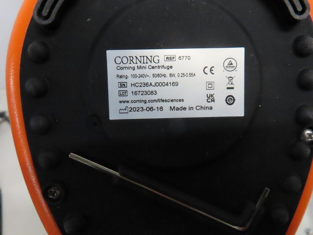 Corning Mini Centrifuge Microcentrifuge Powers On Basic Function Test 50Hz/60Hz