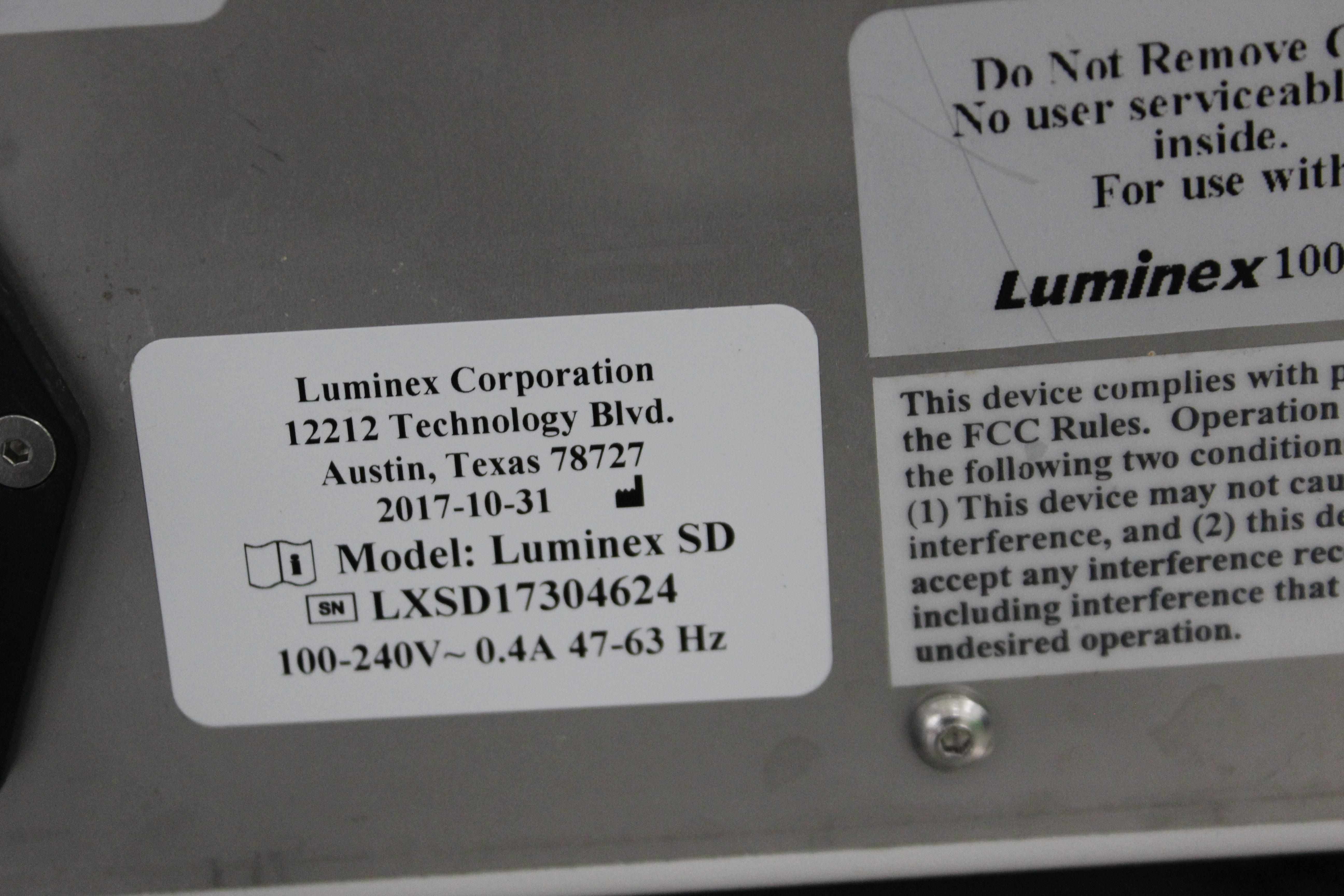 Luminex 100/200 xMAP Immunoassay Analyzer with Computer & Software Installed