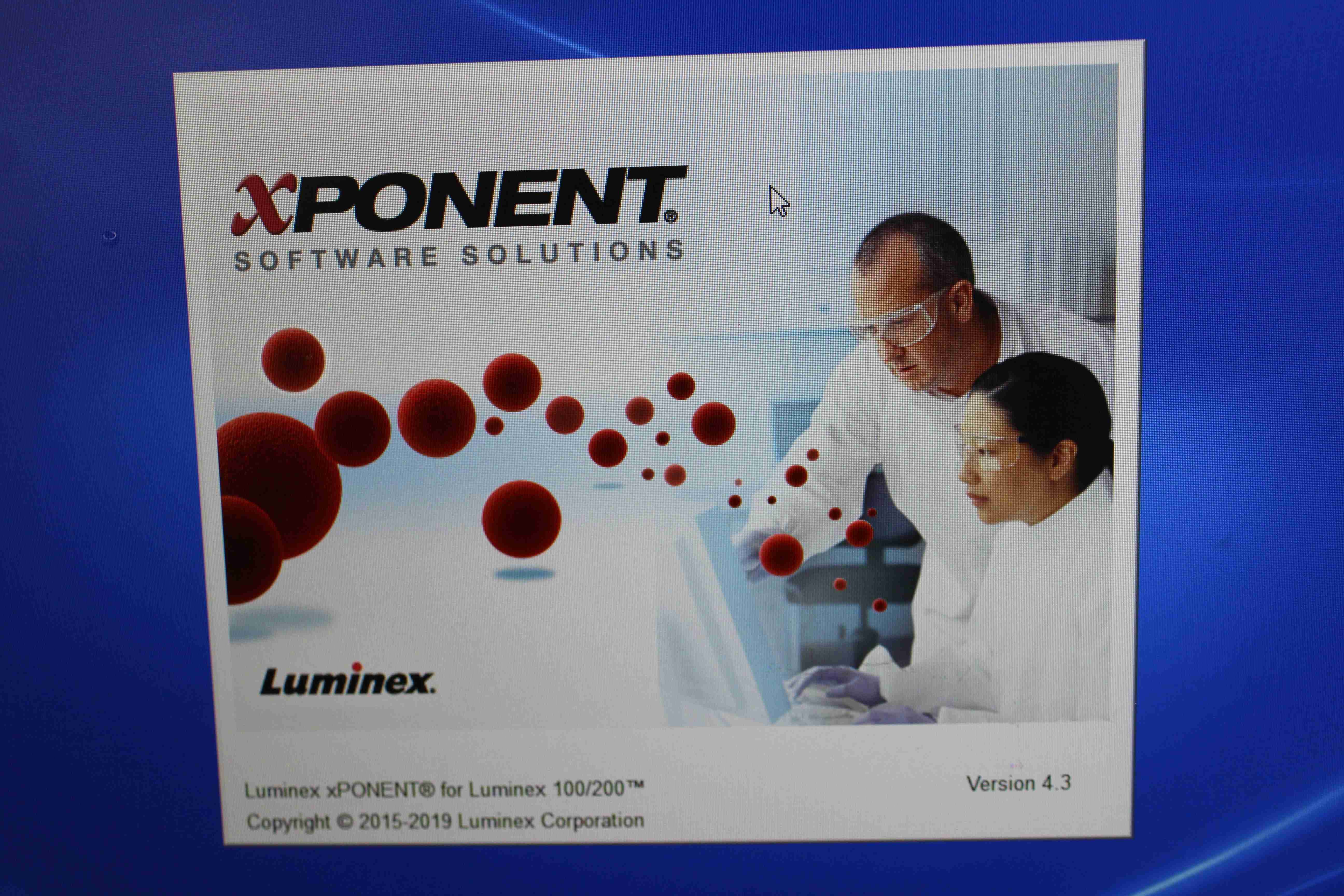 Luminex 100/200 xMAP Immunoassay Analyzer with Computer & Software Installed