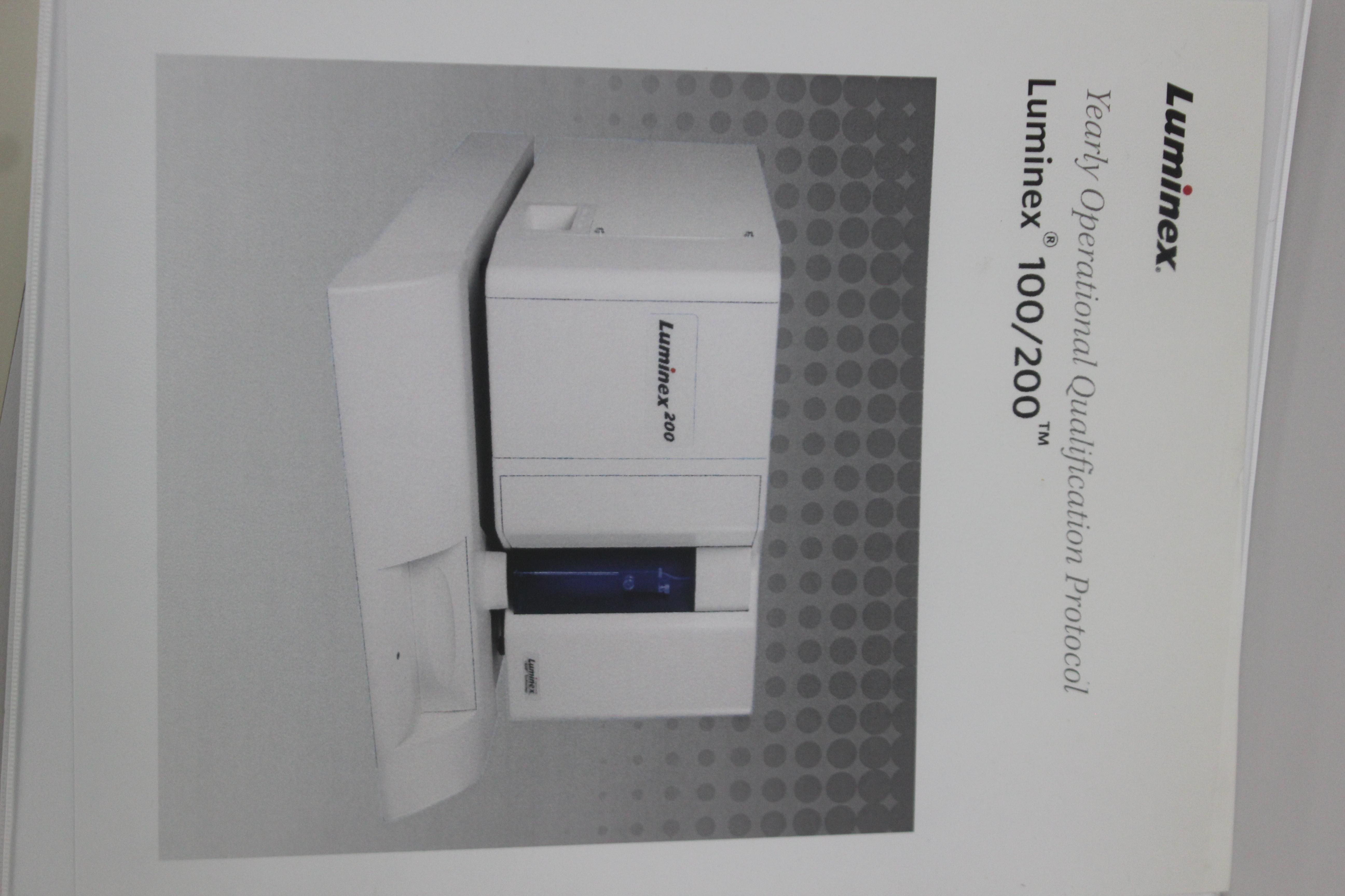 Luminex 100/200 xMAP Immunoassay Analyzer with Computer & Software Installed