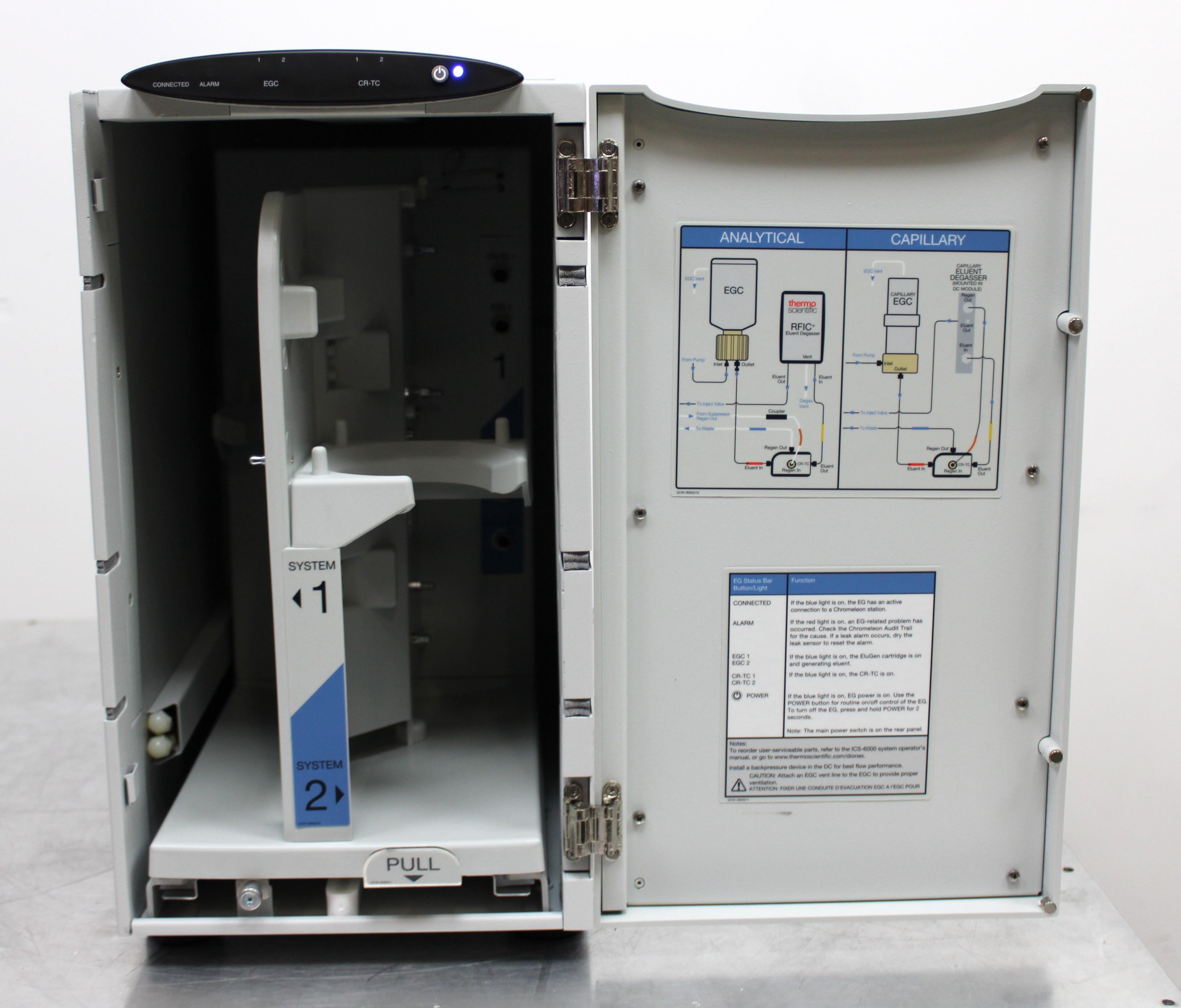 Thermo Dionex ICS-6000 EG-6 Ion Chromatography Eluent Generator System