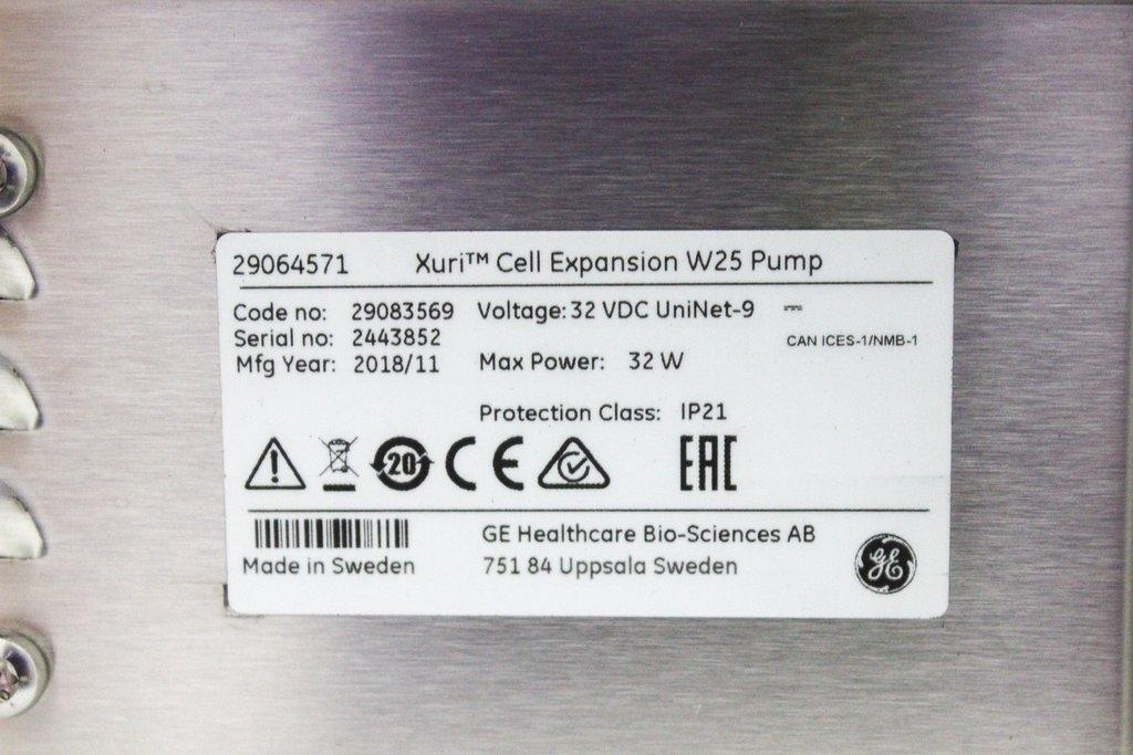 GE Healthcare Xuri Cell Expansion System W25 Bioreactor Used, 100-240V, 29064568
