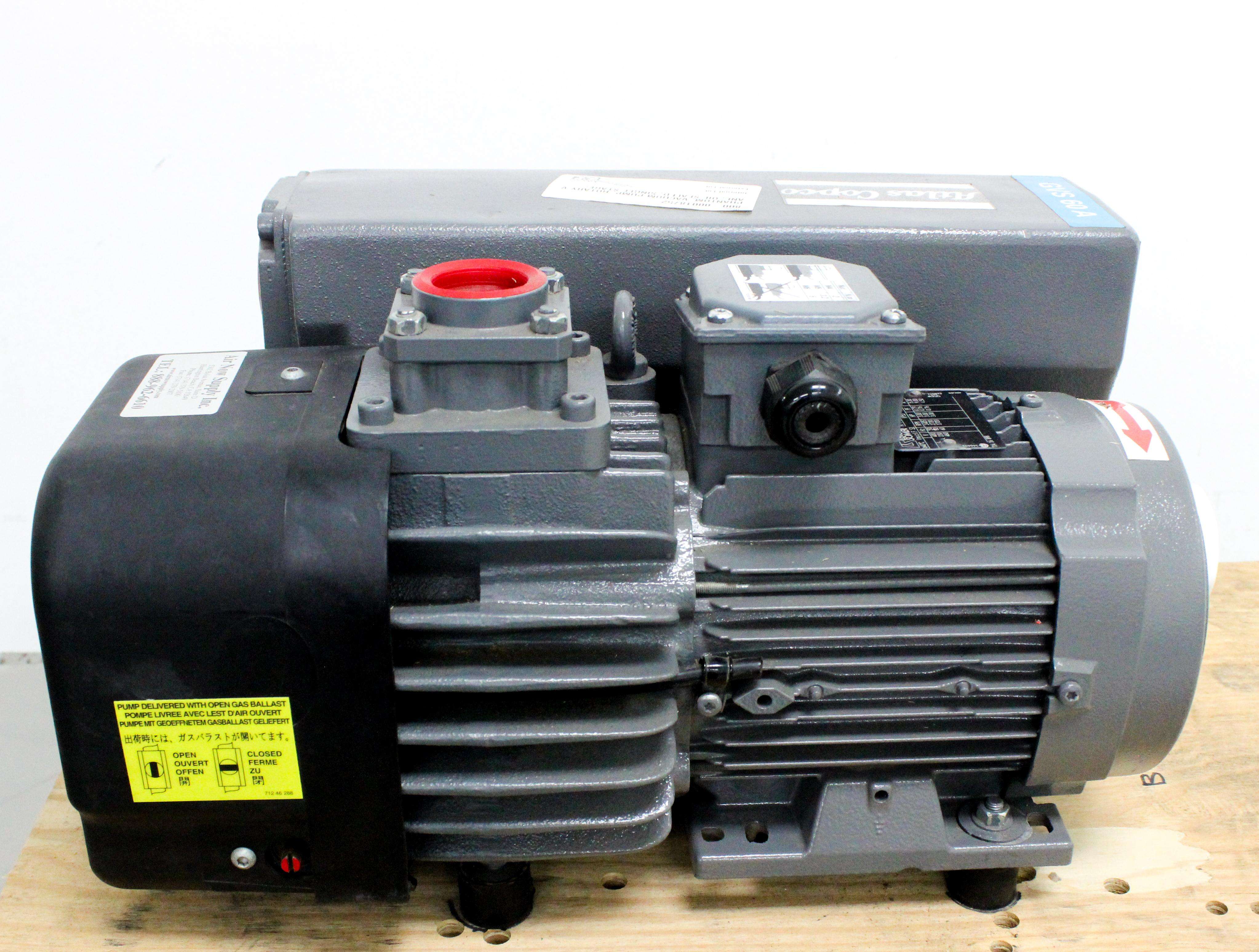 Atlas Copco GVS60A Vacuum Pump Rotary Vane Industrial Applications