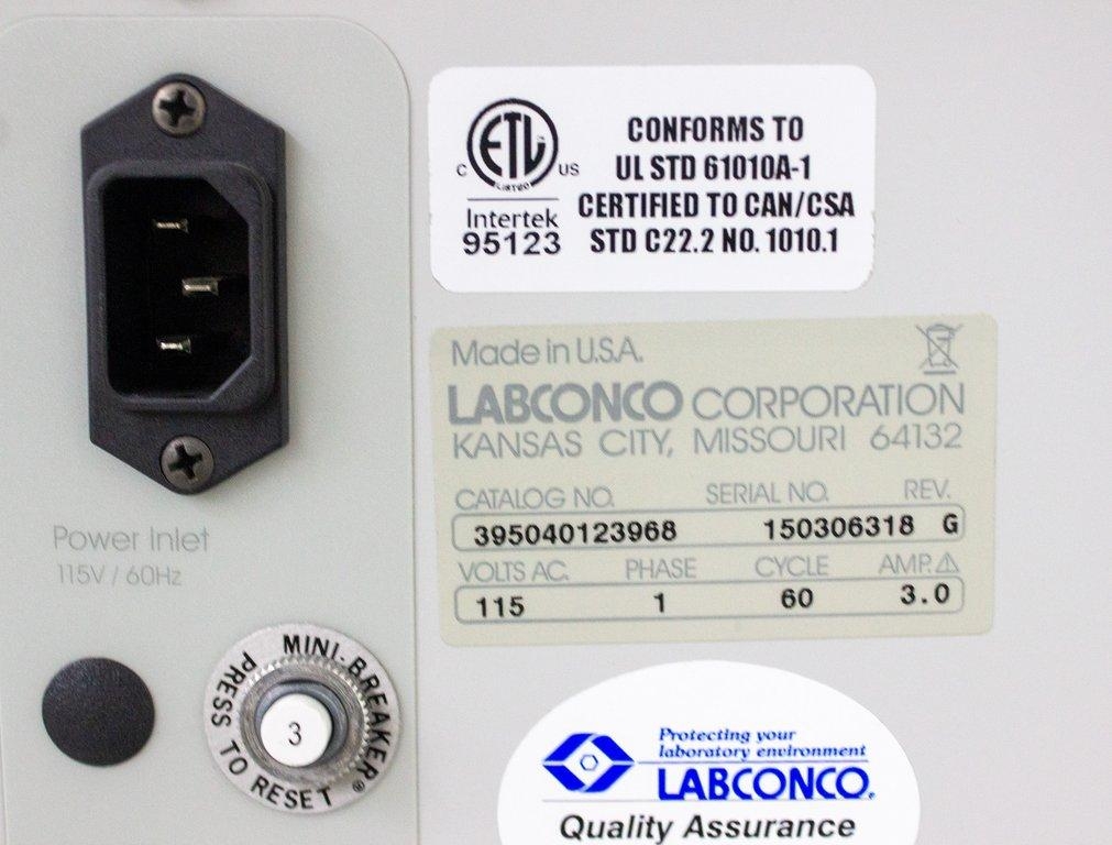 Labconco 4 Foot XPert Filtered Balance System Airflow Monitor VG Condition
