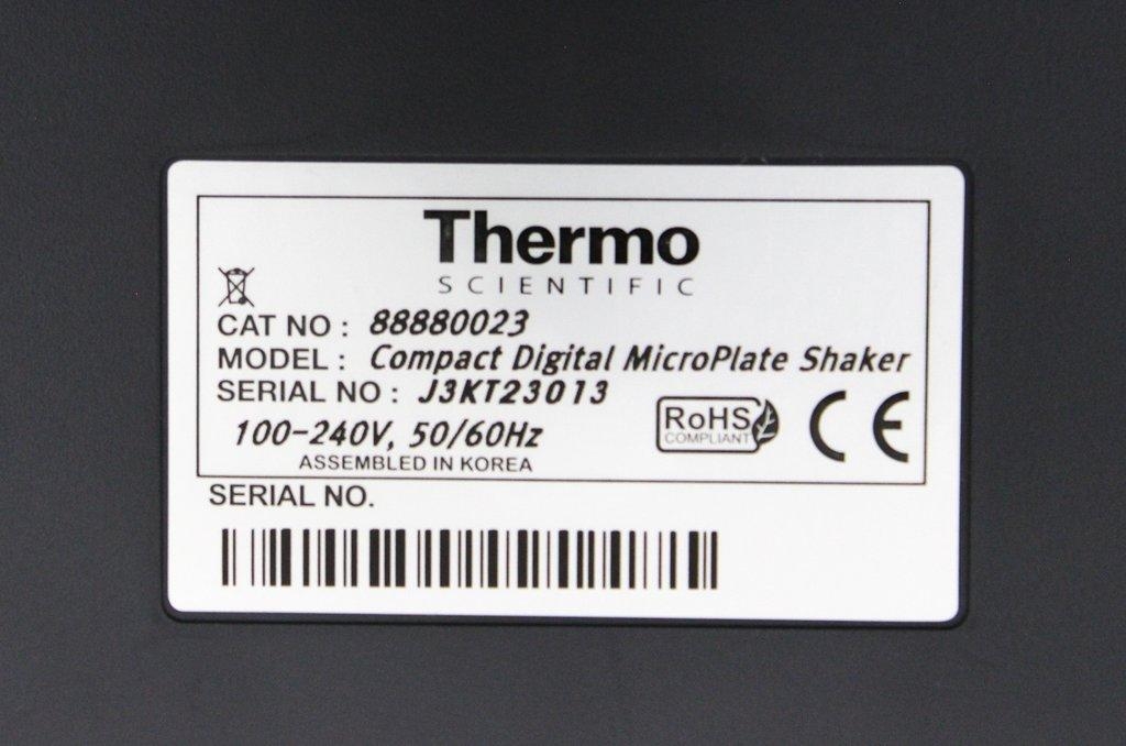 Thermo 88880023 Microplate Shaker Compact Digital 150-1200 RPM 4 Plates