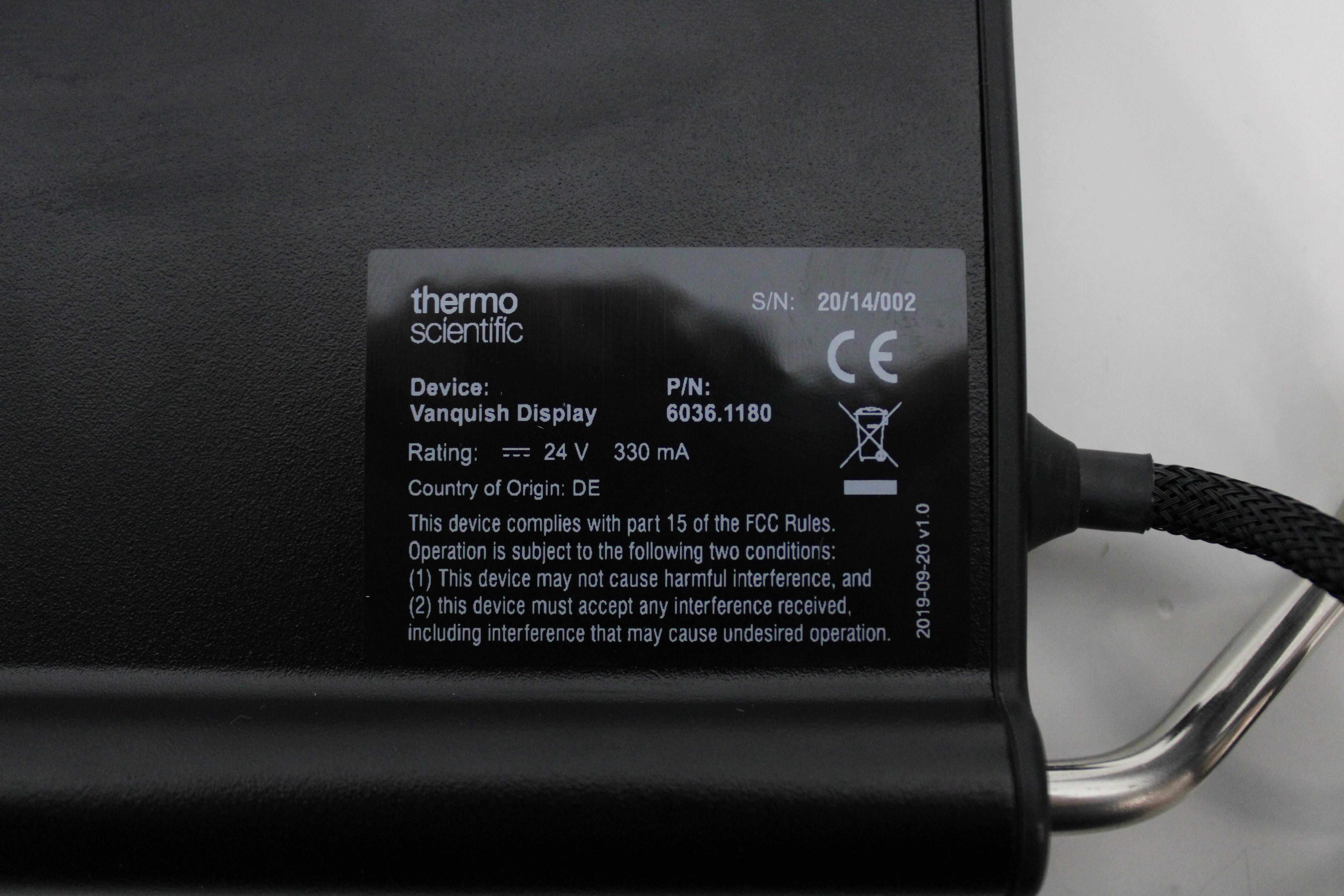 Thermo Vanquish System Controller Interface Monitoring 6036.1130 2023