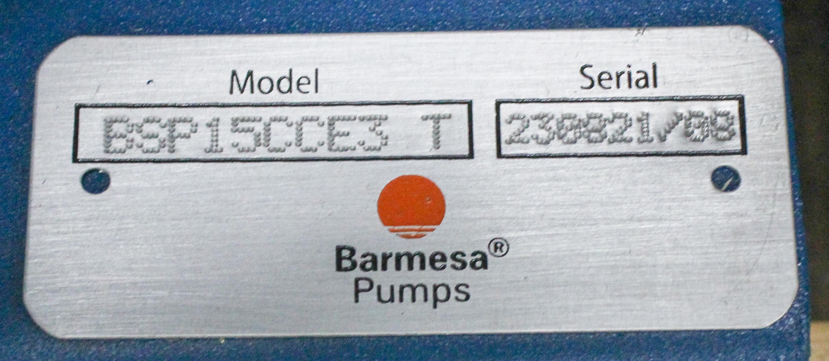 Barmesa BSP15CCE3-T Self-Priming Pump Industrial Marine Use 3 inch 7.5 HP