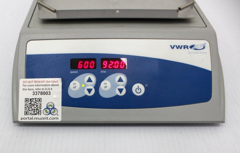 VWR Microplate Shaker 12620-926 Very Good Condition 120V 50/60Hz Shaker