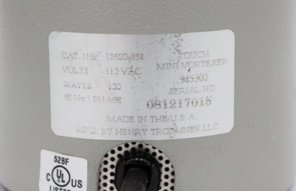 VWR Mixer Touch Vortexer Lab Equipment Low-Speed Shaking 120V, 60Hz