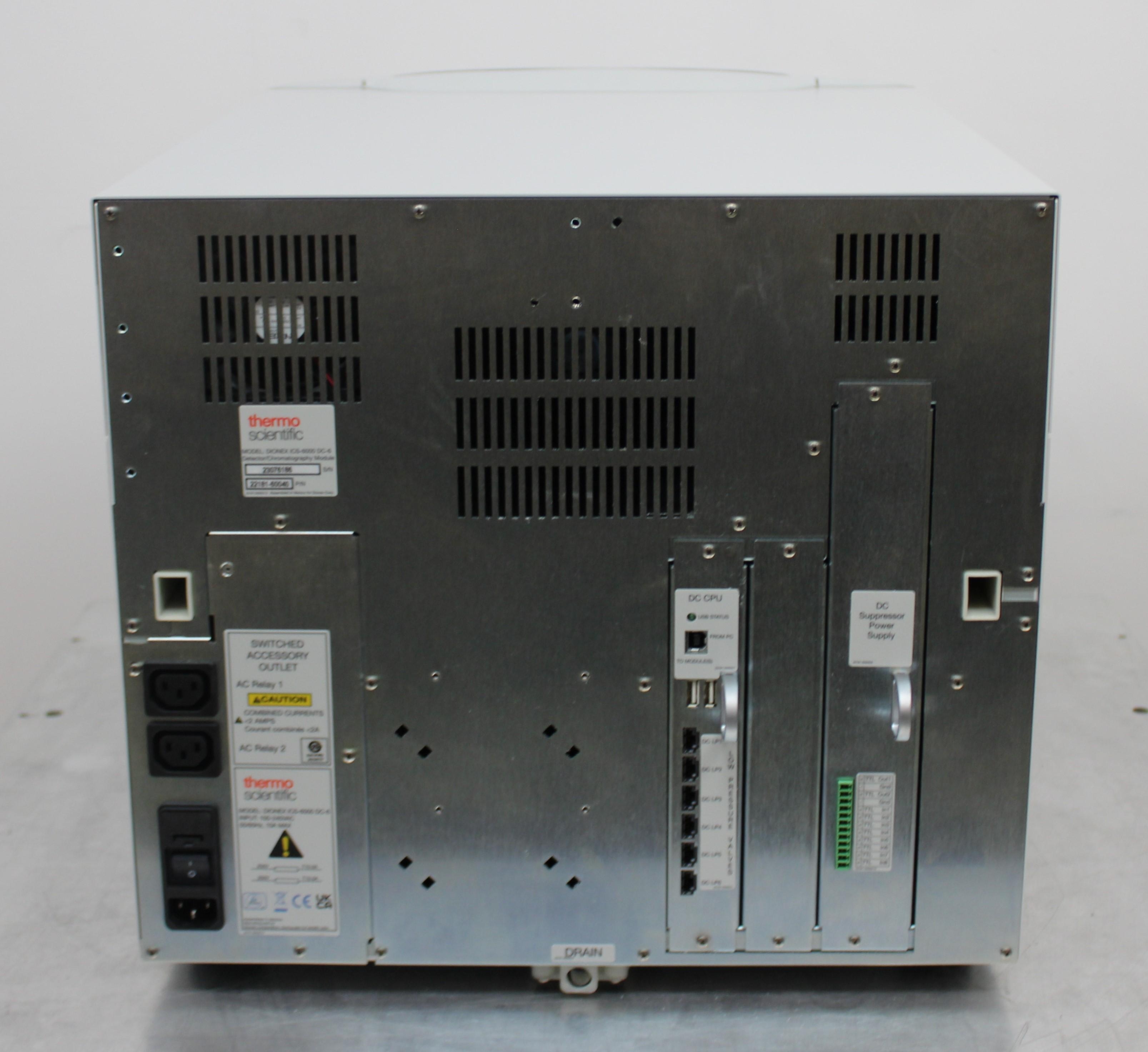 Thermo Dionex ICS-6000 Chromatography Comp with Detector for HPIC 10-70C