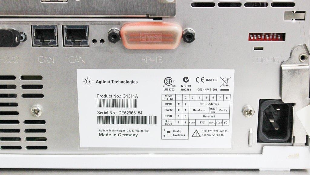 Agilent G1311A Quaternary Pump HPLC 1200 Series Powers On 120V/220V