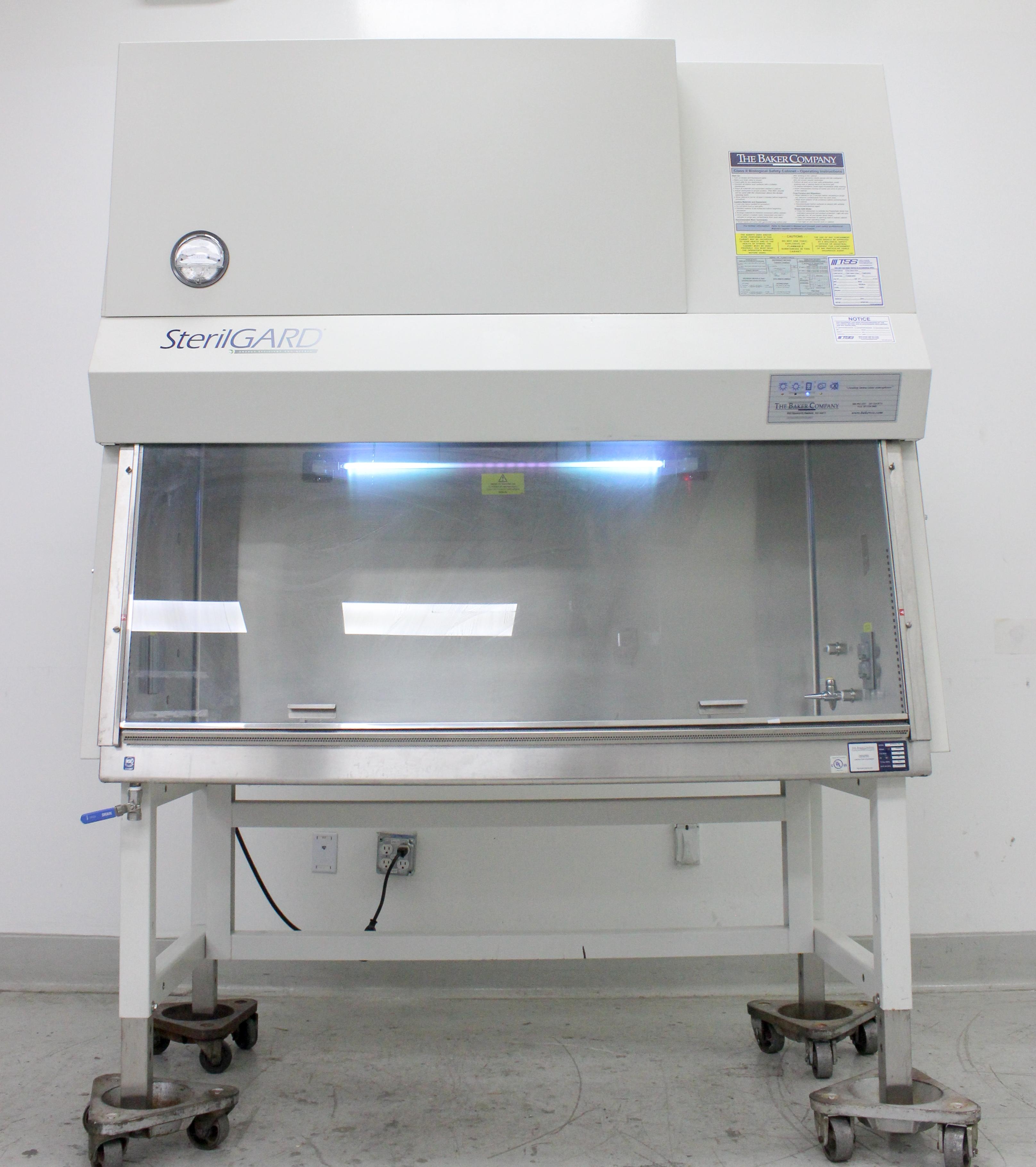 Baker SG503A-HE Class II Type A2 Bio Safety Cabinet with StediFLOW