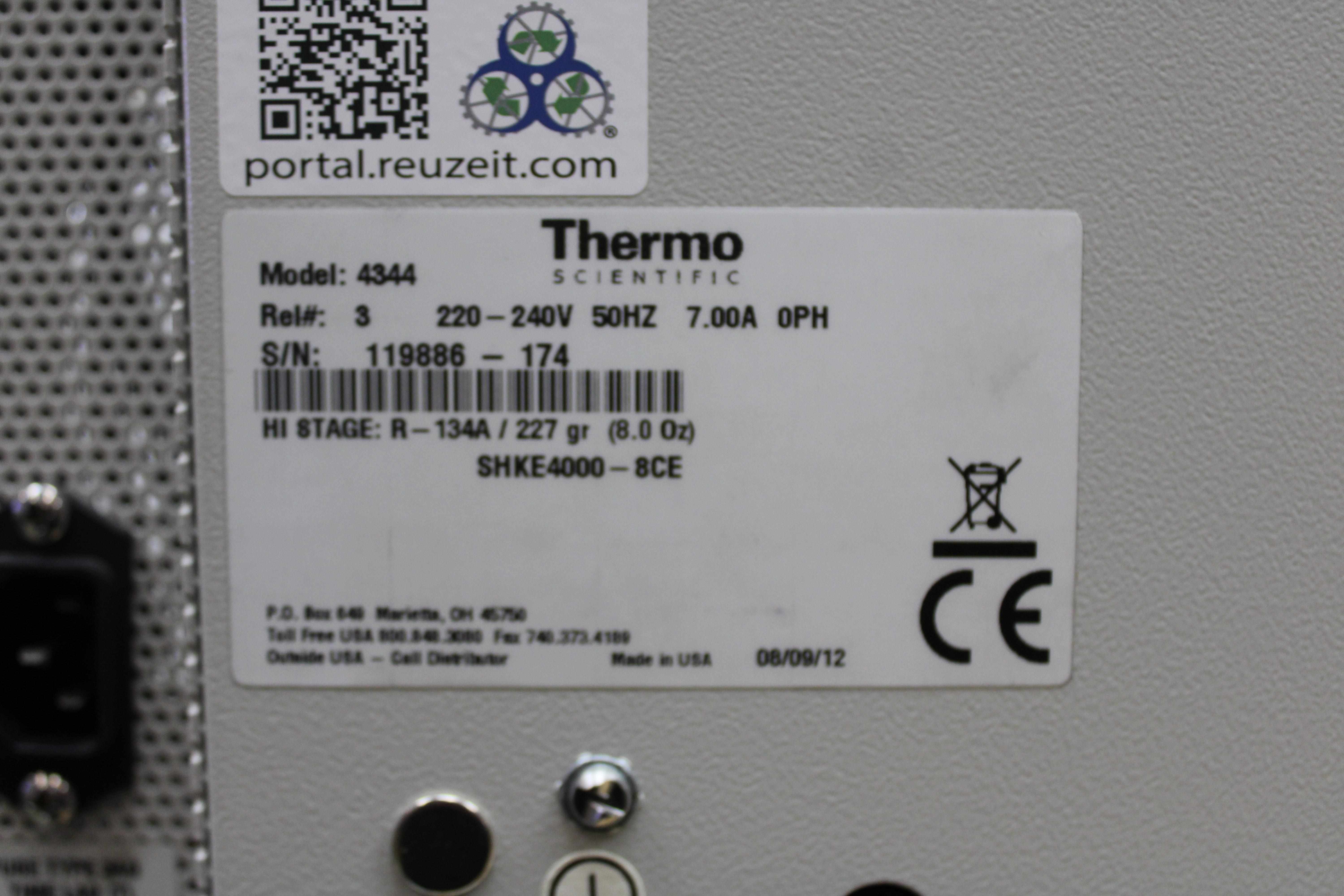 Thermo MaxQ 4000 Incubator Shaker 15-500 RPM 220/240V 6x2L Benchtop Lab