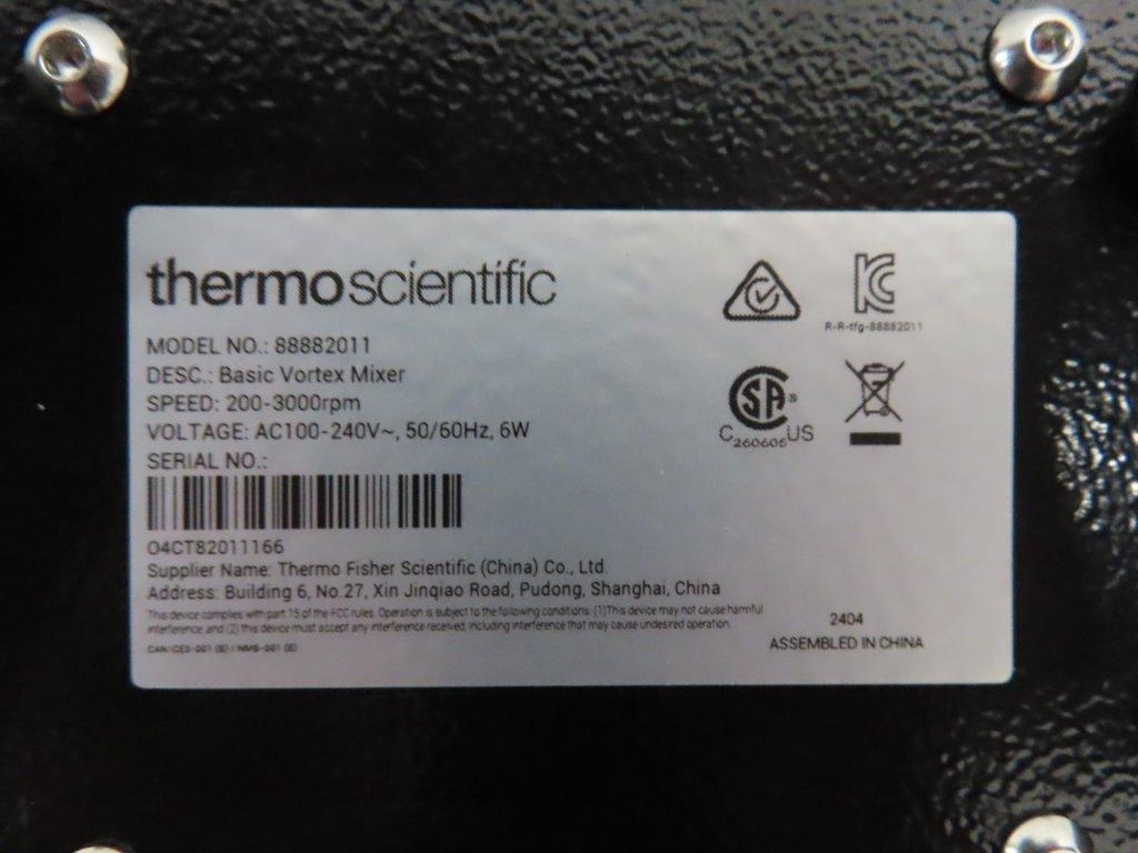 Thermo 88882011 Vortexer Basic Mixer Near New Conditions User Manual
