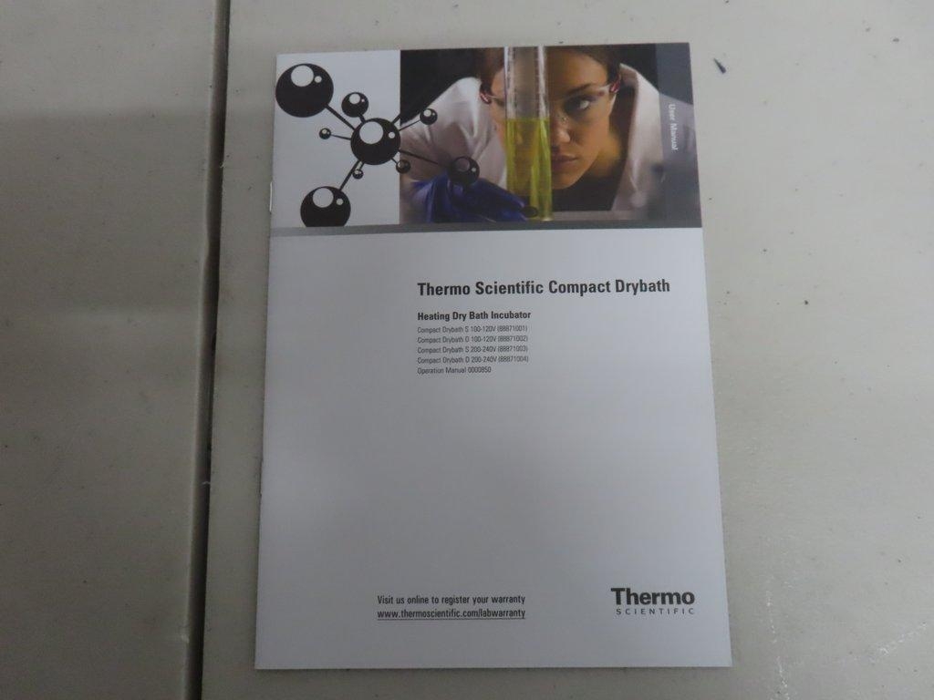 Thermo 88871001 Drybath S Dry Bath/Heat Block, Compact, Near New, 15L Capacity