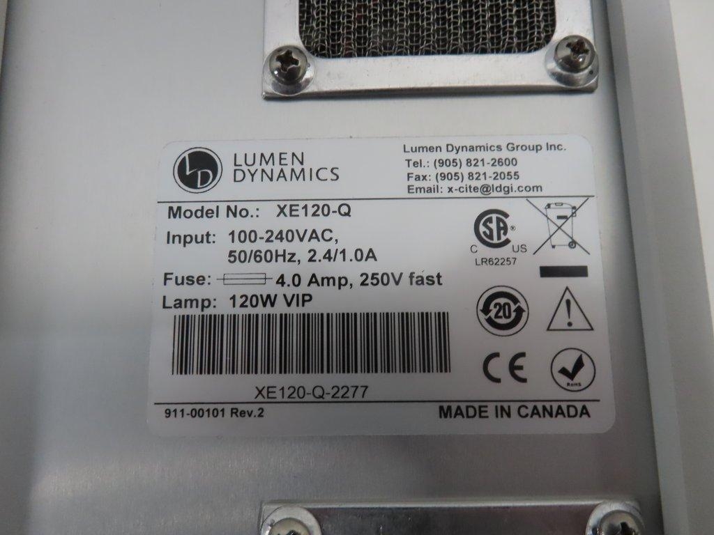 Lumen Dynamics X-Cite Series 120Q Light Source Near New Condition