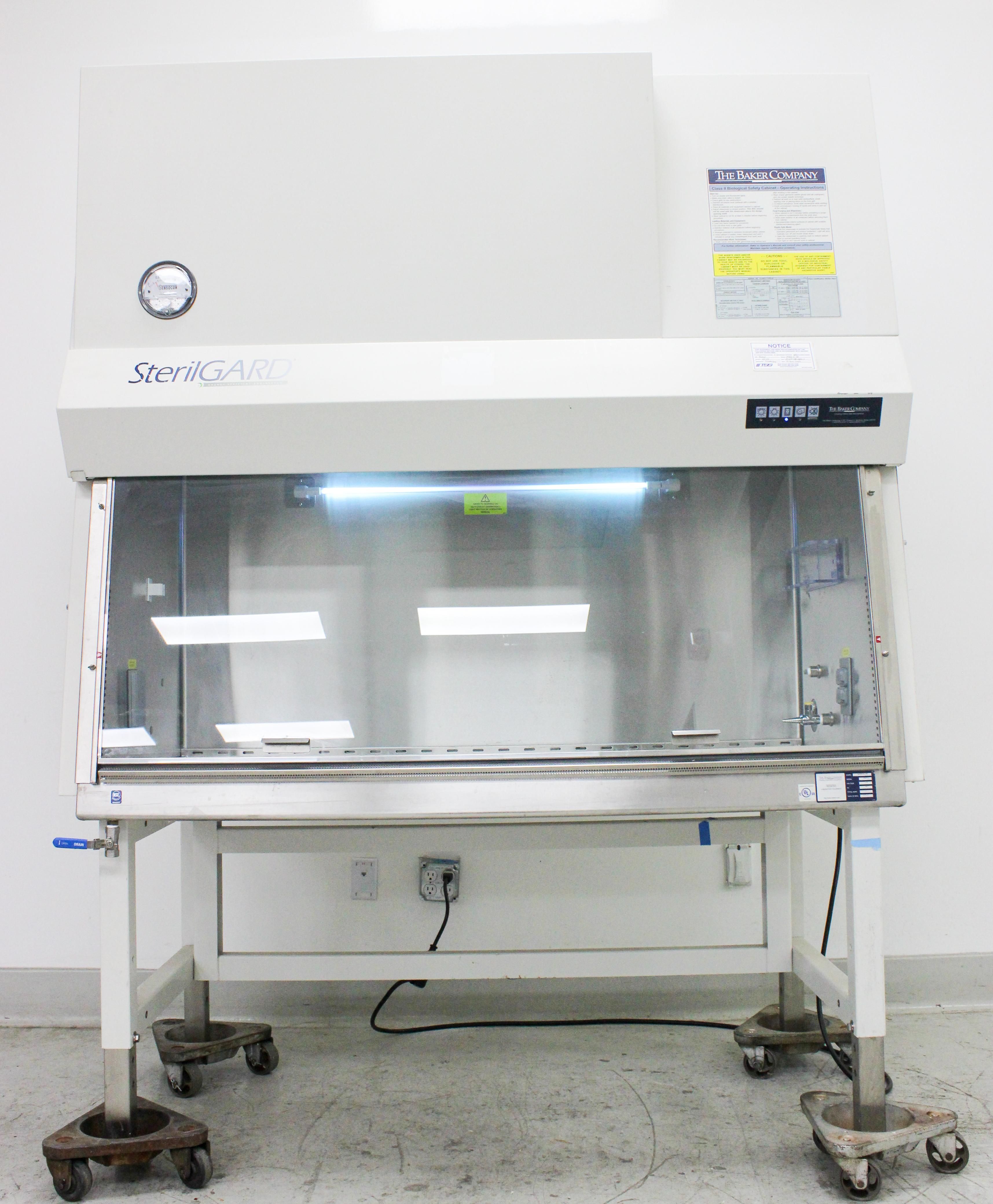 Baker SG503A-HE Class II Type A2 Bio Safety Cabinet Ergonomic Design HEPA