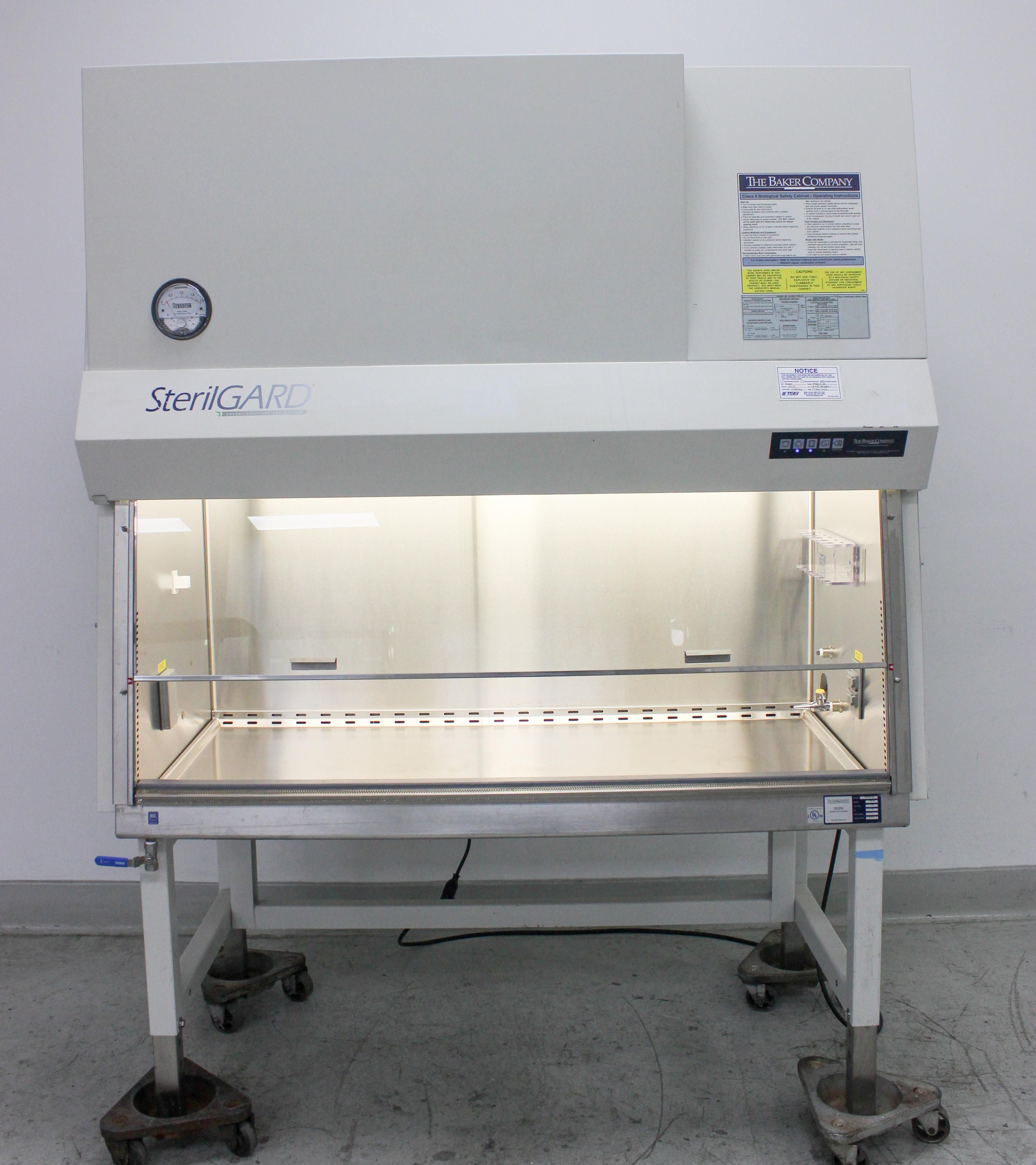 Baker SG503A-HE Class II Type A2 Bio Safety Cabinet Ergonomic Design HEPA
