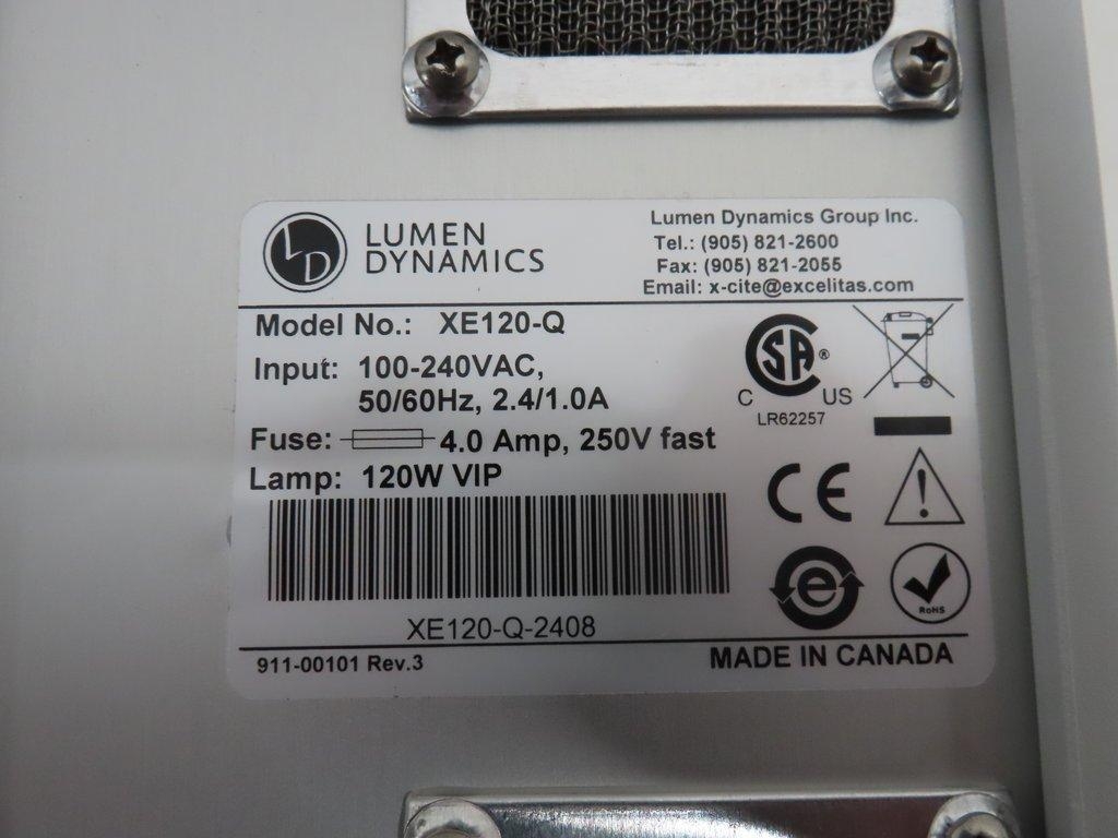 Lumen X-Cite 120Q Illuminator Microscope Superior Optical Performance