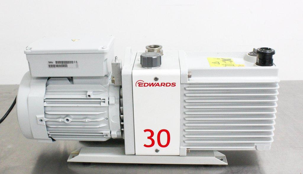 Edwards E2M30 Vacuum Pump 208V Quiet 104F Max Temperature 1.5x10-3mbar