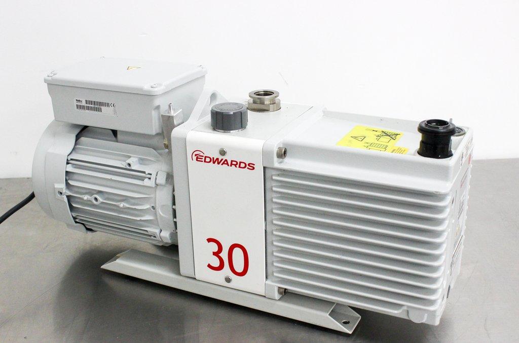 Edwards E2M30 Vacuum Pump 208V Quiet 104F Max Temperature 1.5x10-3mbar