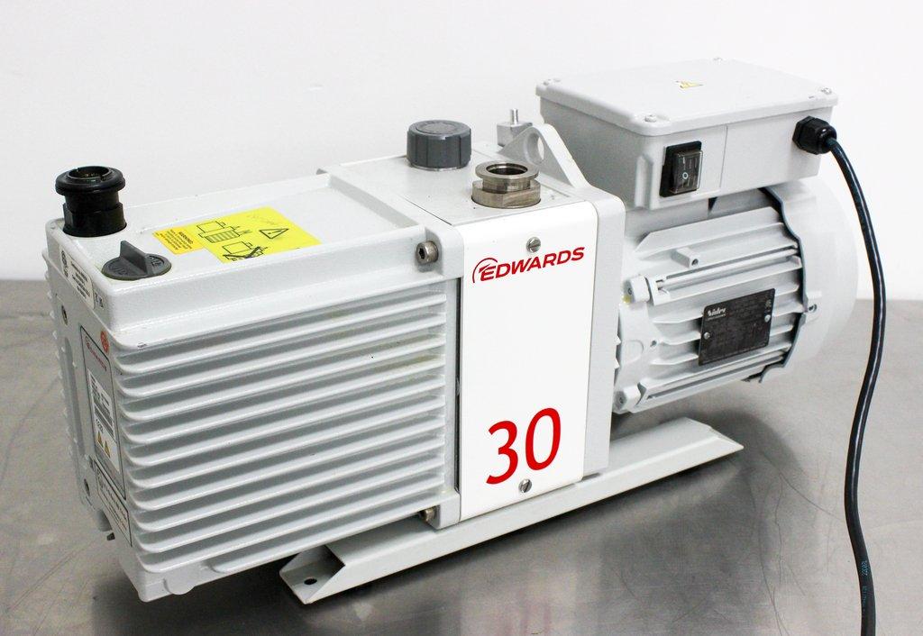 Edwards E2M30 Vacuum Pump 208V Quiet 104F Max Temperature 1.5x10-3mbar
