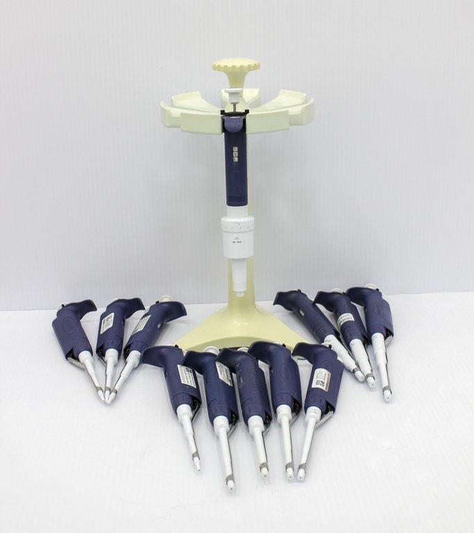 Pipet-Lite Carousel Stand for 7 Pipettes Holder 0.1-10ml VG Cond