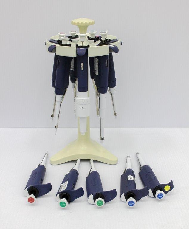 Pipet-Lite Carousel Stand for 7 Pipettes Holder 0.1-10ml VG Cond