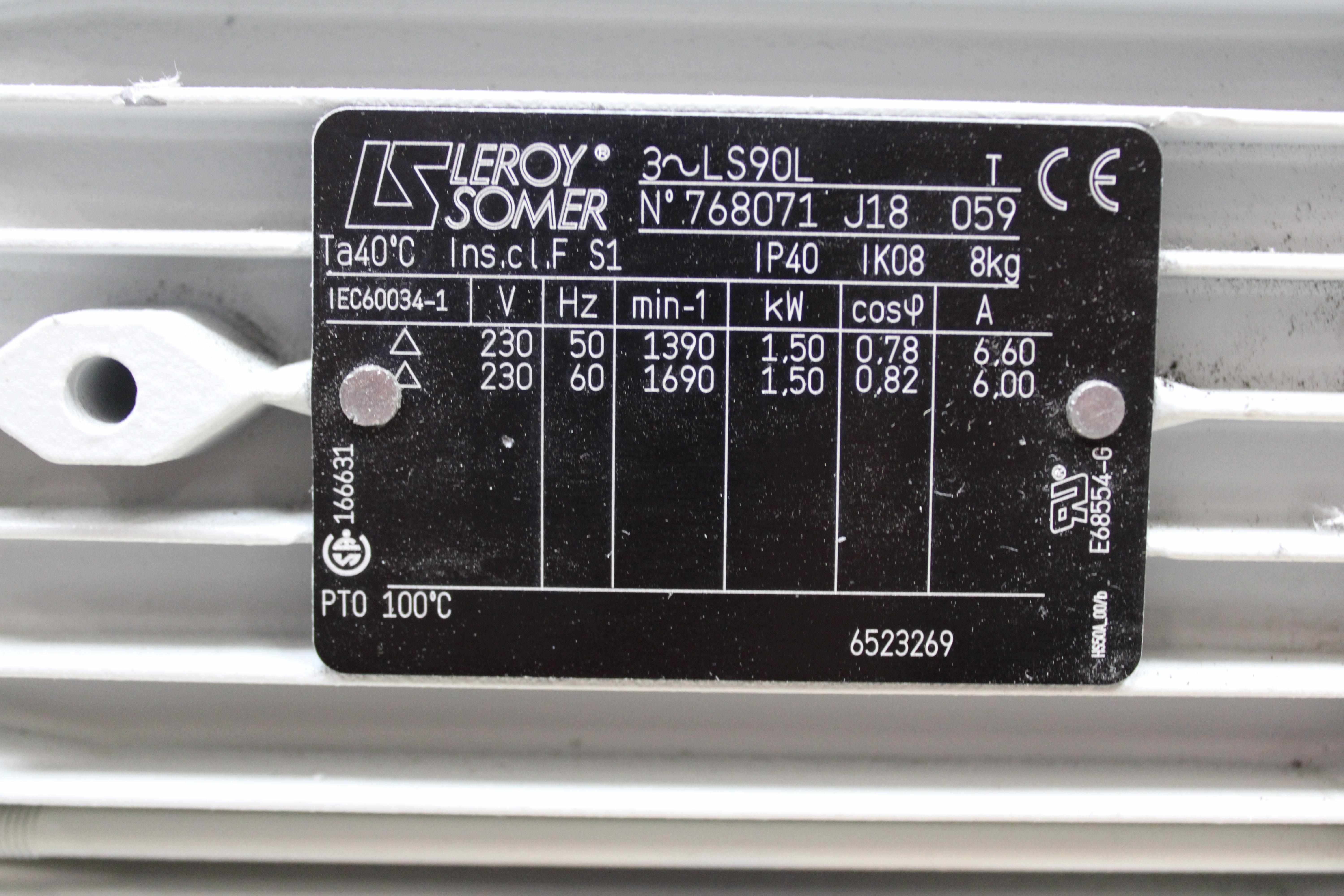 Leybold Sogevac SV65BIFC Oil Sealed Vacuum Pump 960465V013002 0.040 mBar