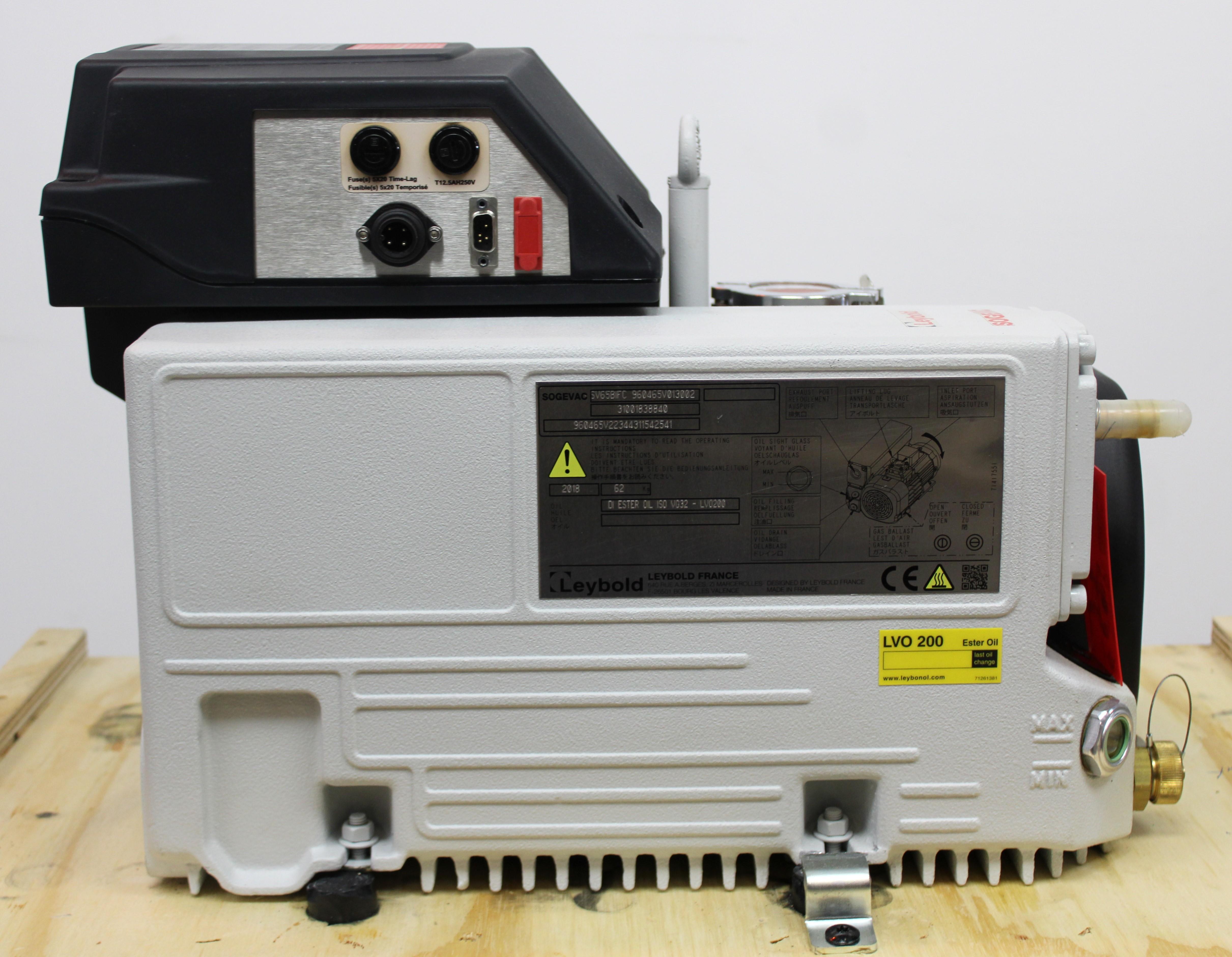 Leybold Sogevac SV65BIFC Oil Sealed Vacuum Pump 960465V013002 0.040 mBar